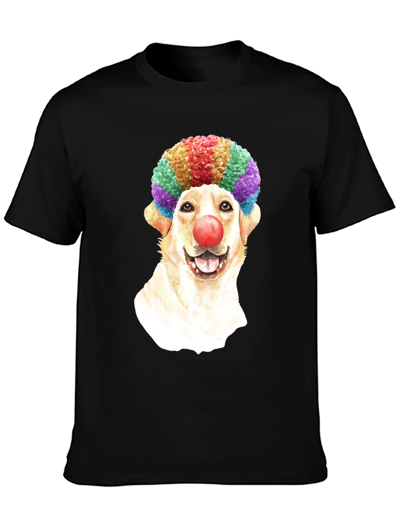 Black Clown Dog T-Shirt view 3