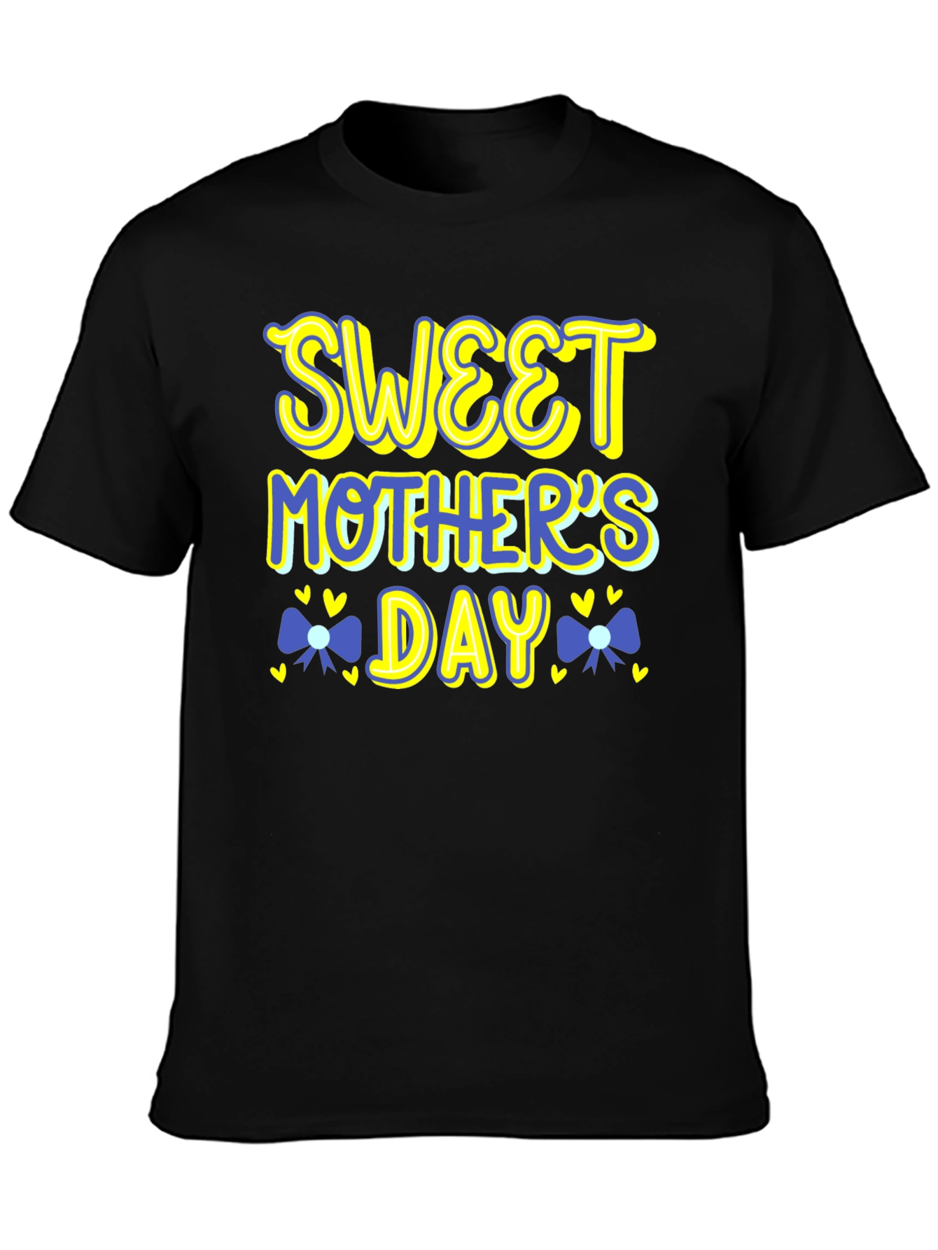 Black Sweet Mother's Day Graphic Tee view 3