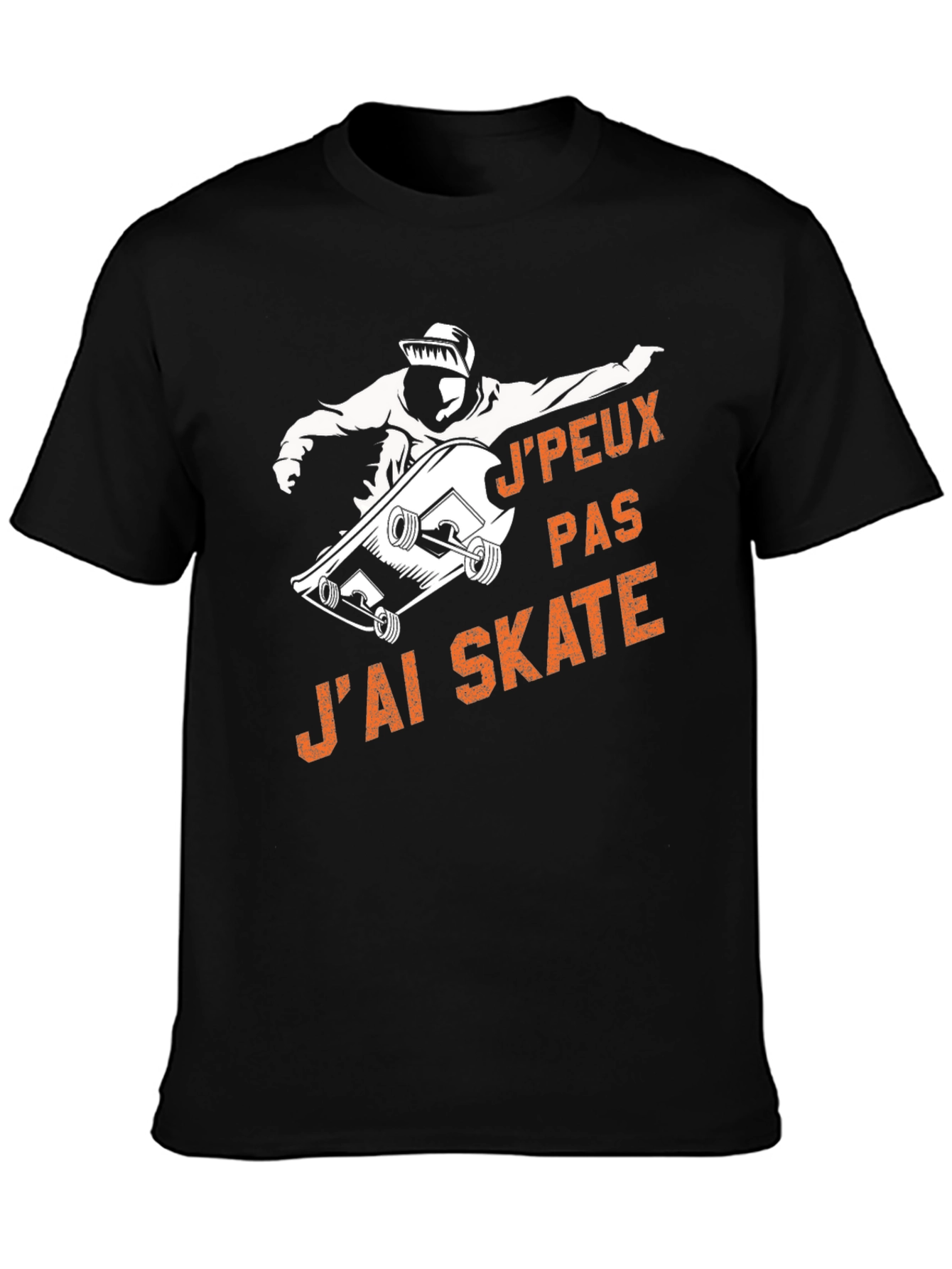 Black J'peux Pas J'ai Skate T-Shirt - Black view 3
