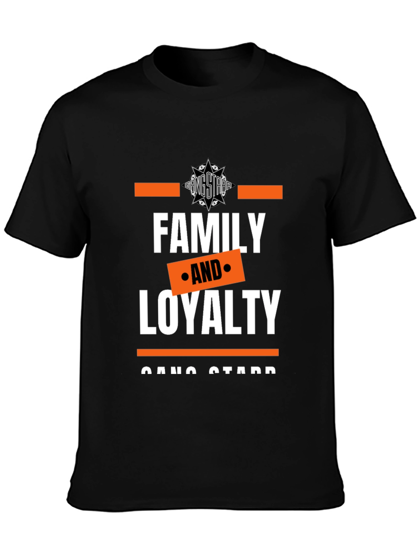 Black Family and Loyalty Graphic Tee - Gang Starr Inspired view 3