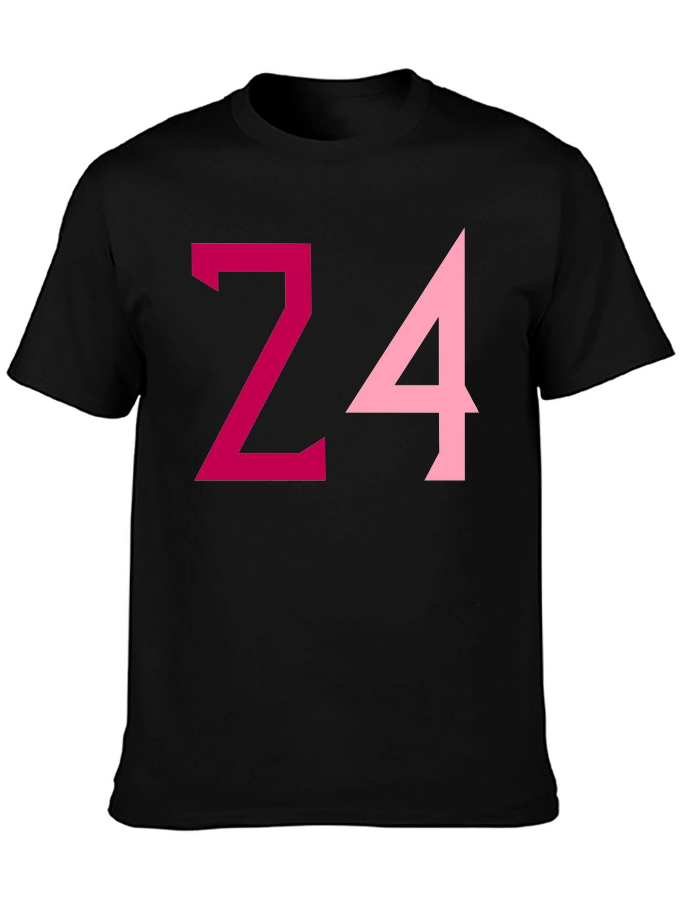 Black Bold Number Graphic Tee - Stylish Casual Wear view 3