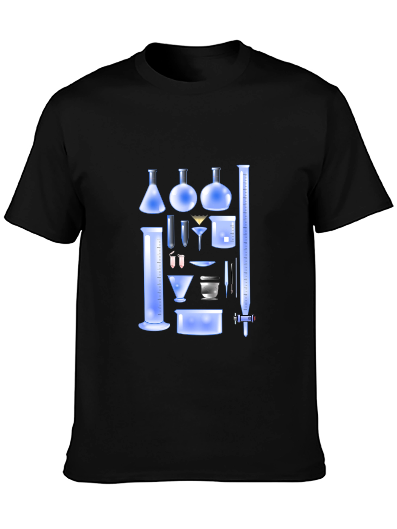Science Beaker Graphic Tee - Black - 3