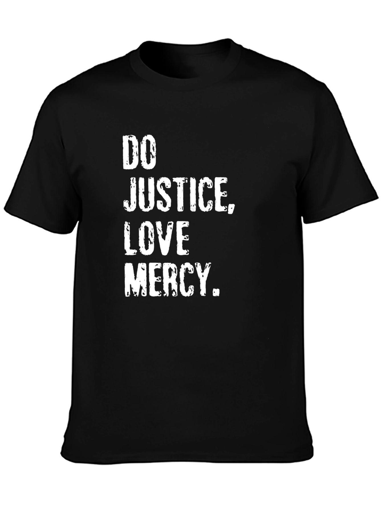 Black Do Justice, Love Mercy Graphic T-Shirt view 3