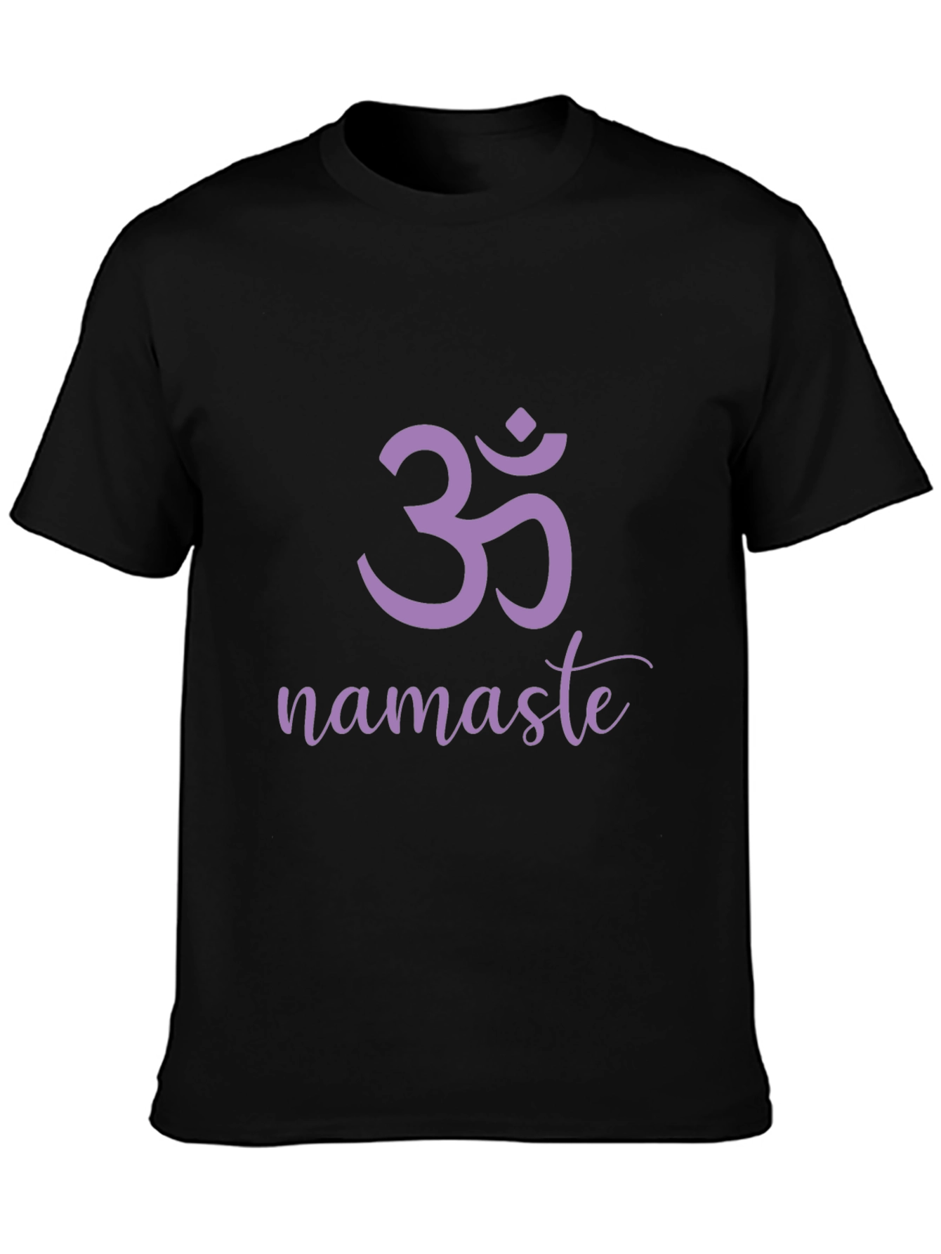 Black Namaste Om Symbol T-Shirt view 3