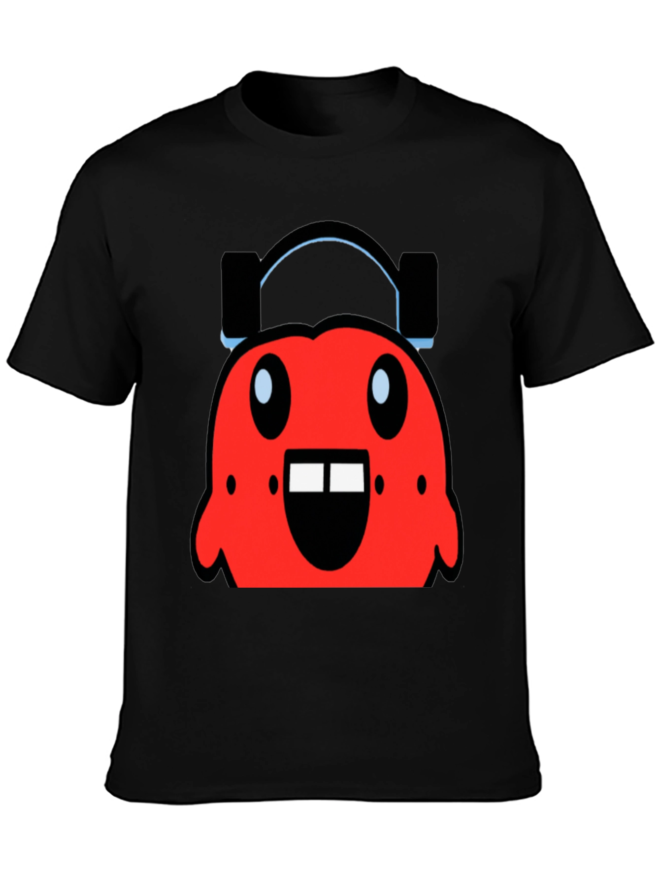 Black Red Monster Graphic Tee view 3