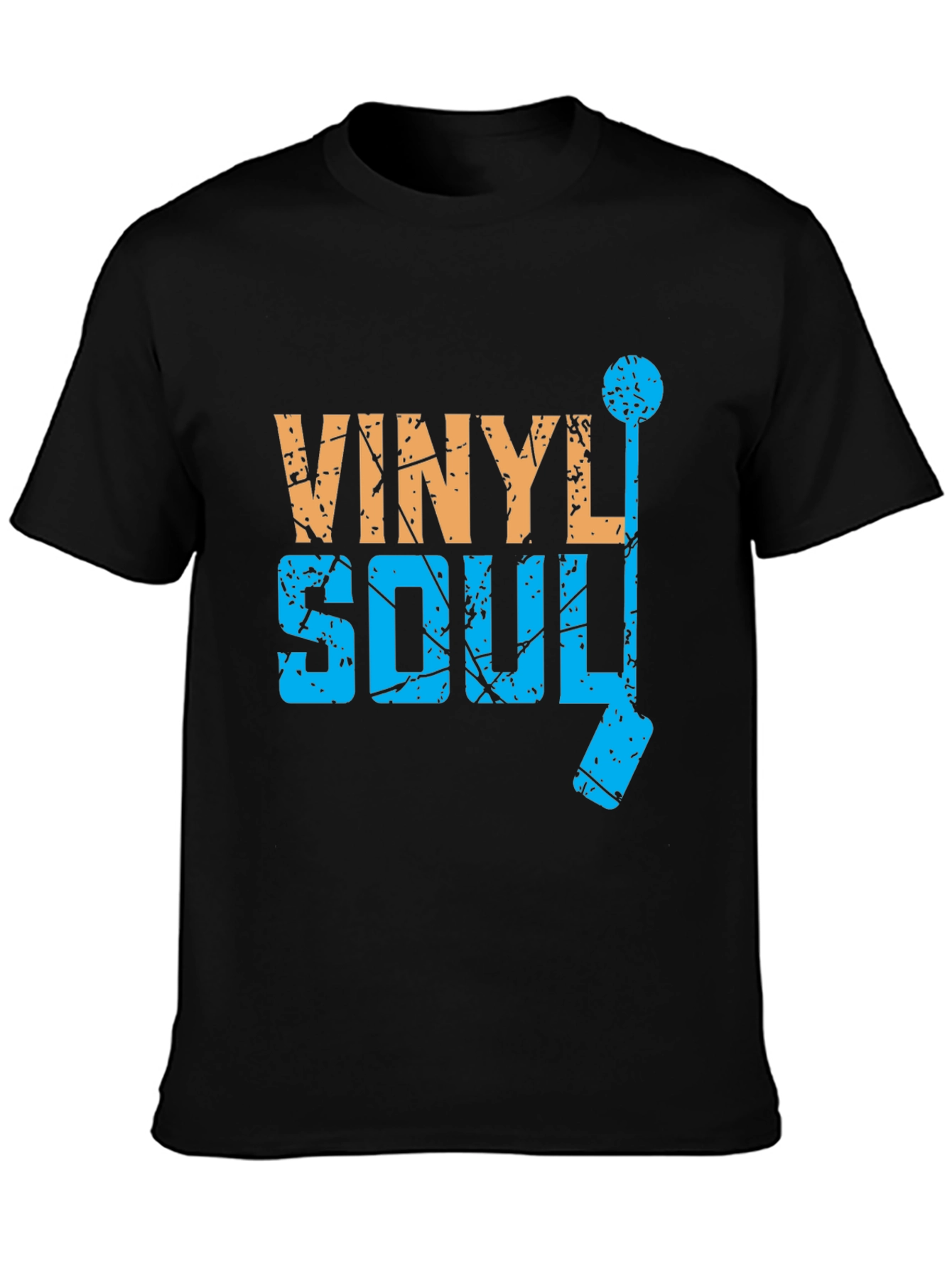 Black Vinyl Soul Graphic T-Shirt view 3
