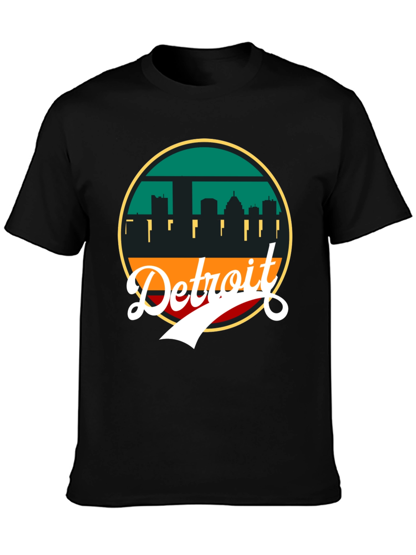 Detroit Skyline Graphic Tee - Urban Style - 3