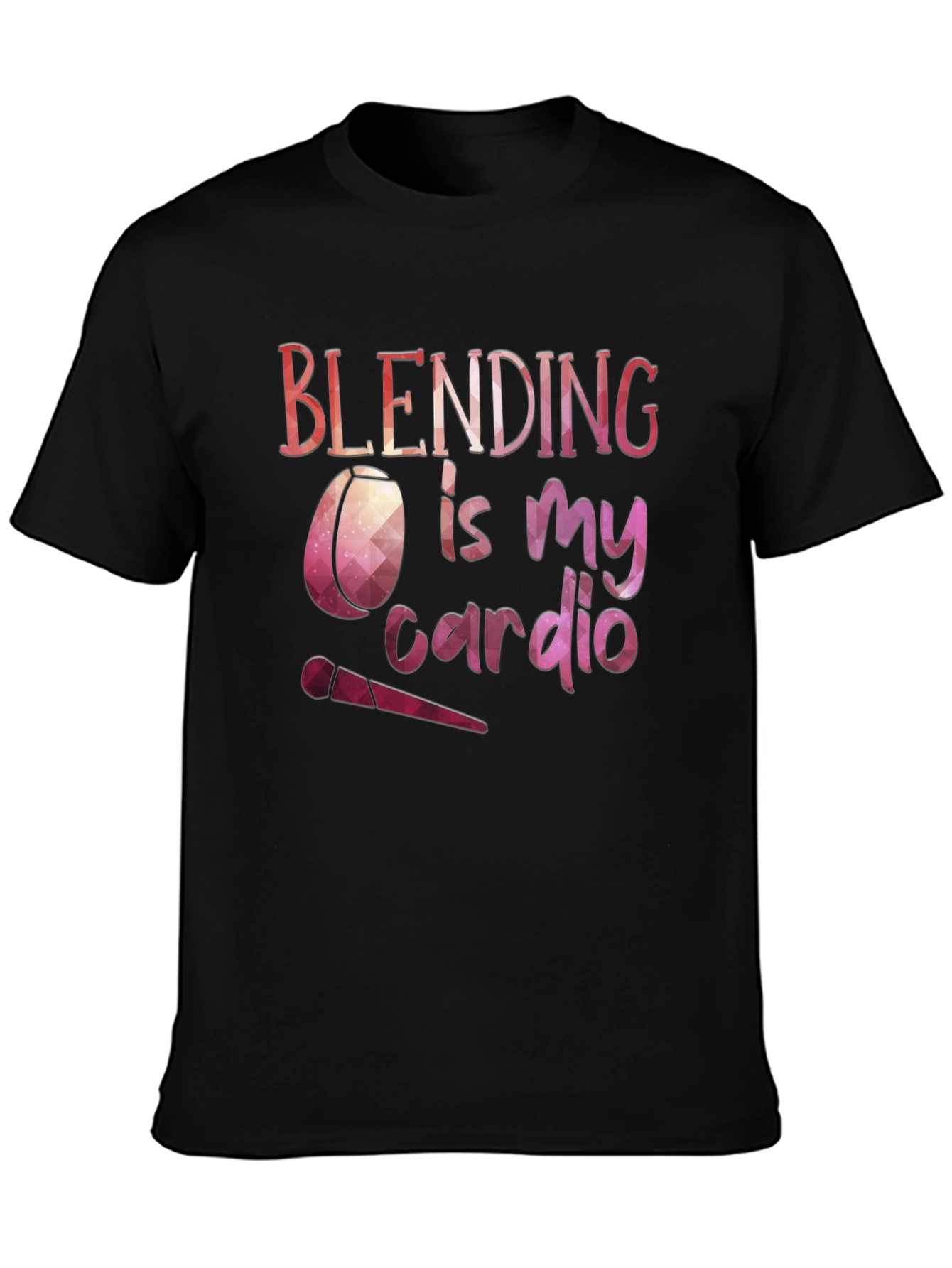 Black Blending is My Cardio Graphic T-Shirt view 3