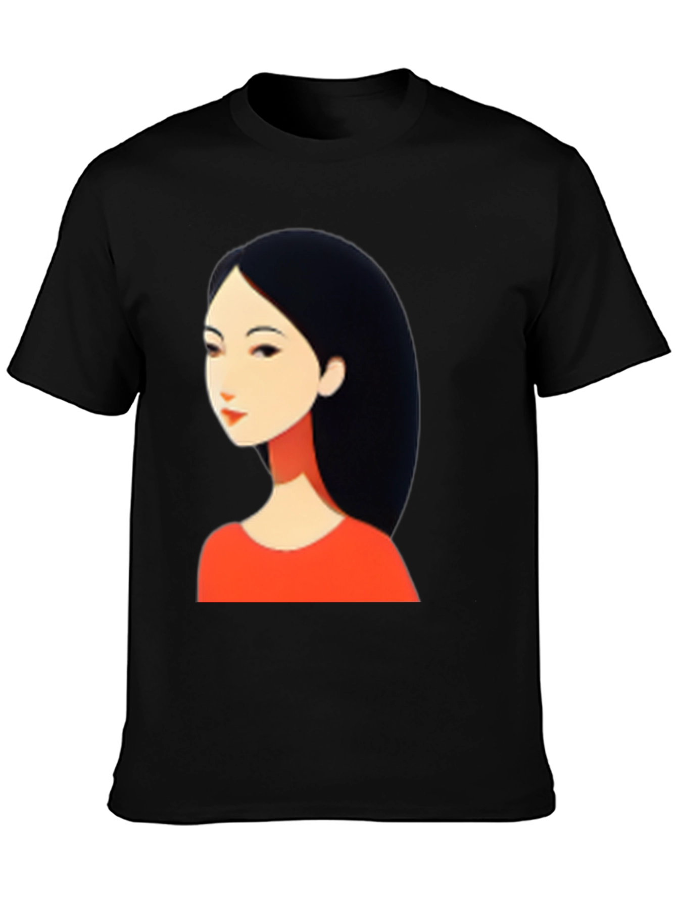 Black Anime Graphic Tee - Stylish Black T-Shirt view 3