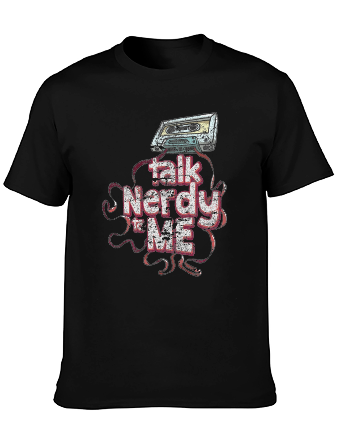 Black Talk Nerdy To Me Graphic Tee view 3