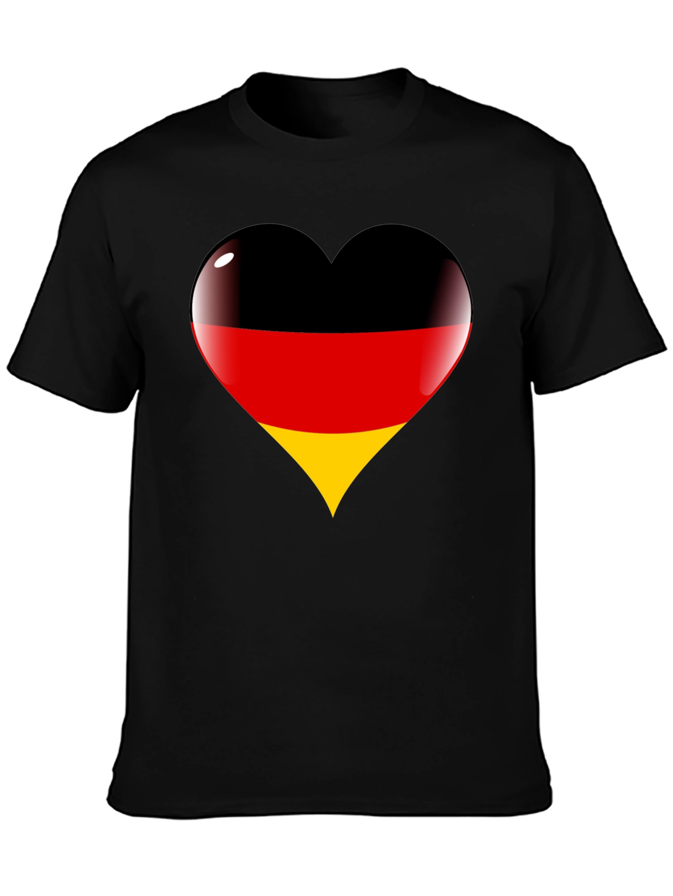 Germany Flag Heart T-Shirt - Deutschland Liebe - 3