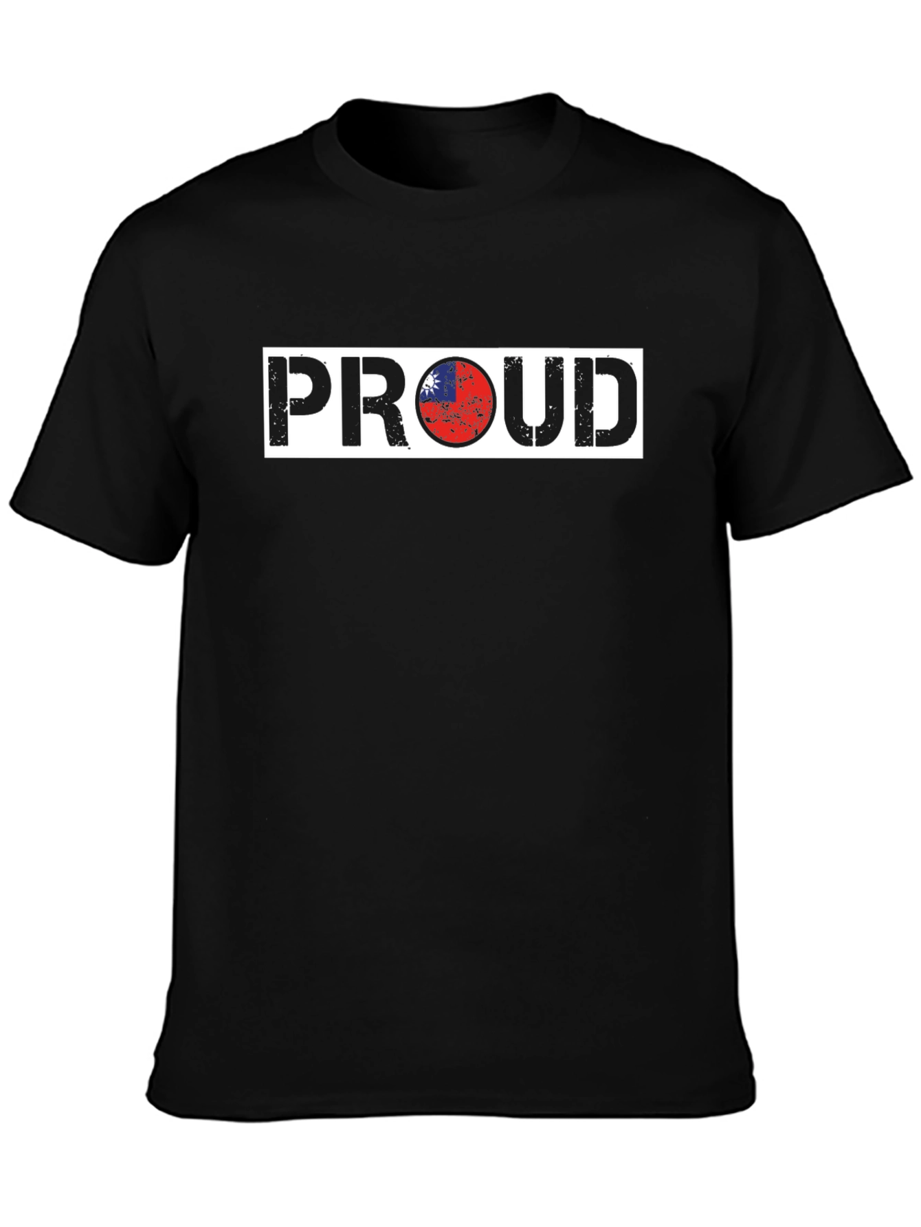 Black Proud Graphic Tee - Black Cotton Blend view 3