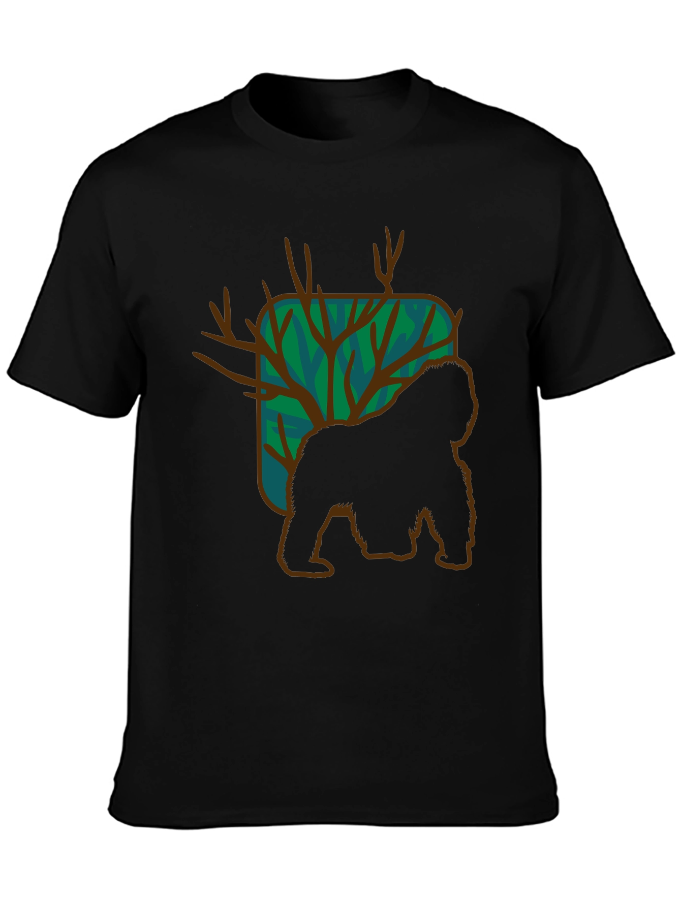 Black Gorilla Graphic Tee - Unique Design view 3