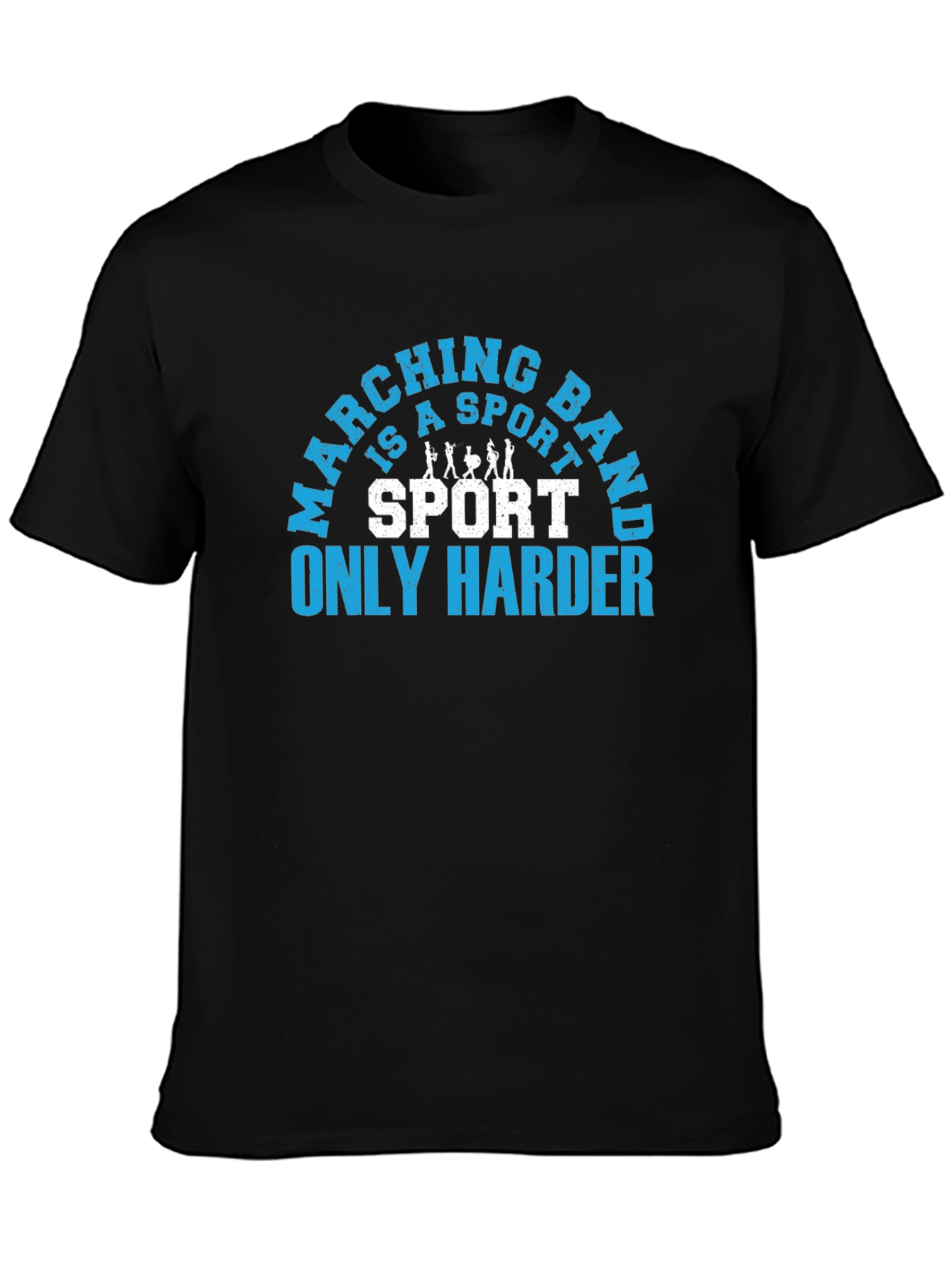 Black Marching Band is a Sport T-Shirt view 3