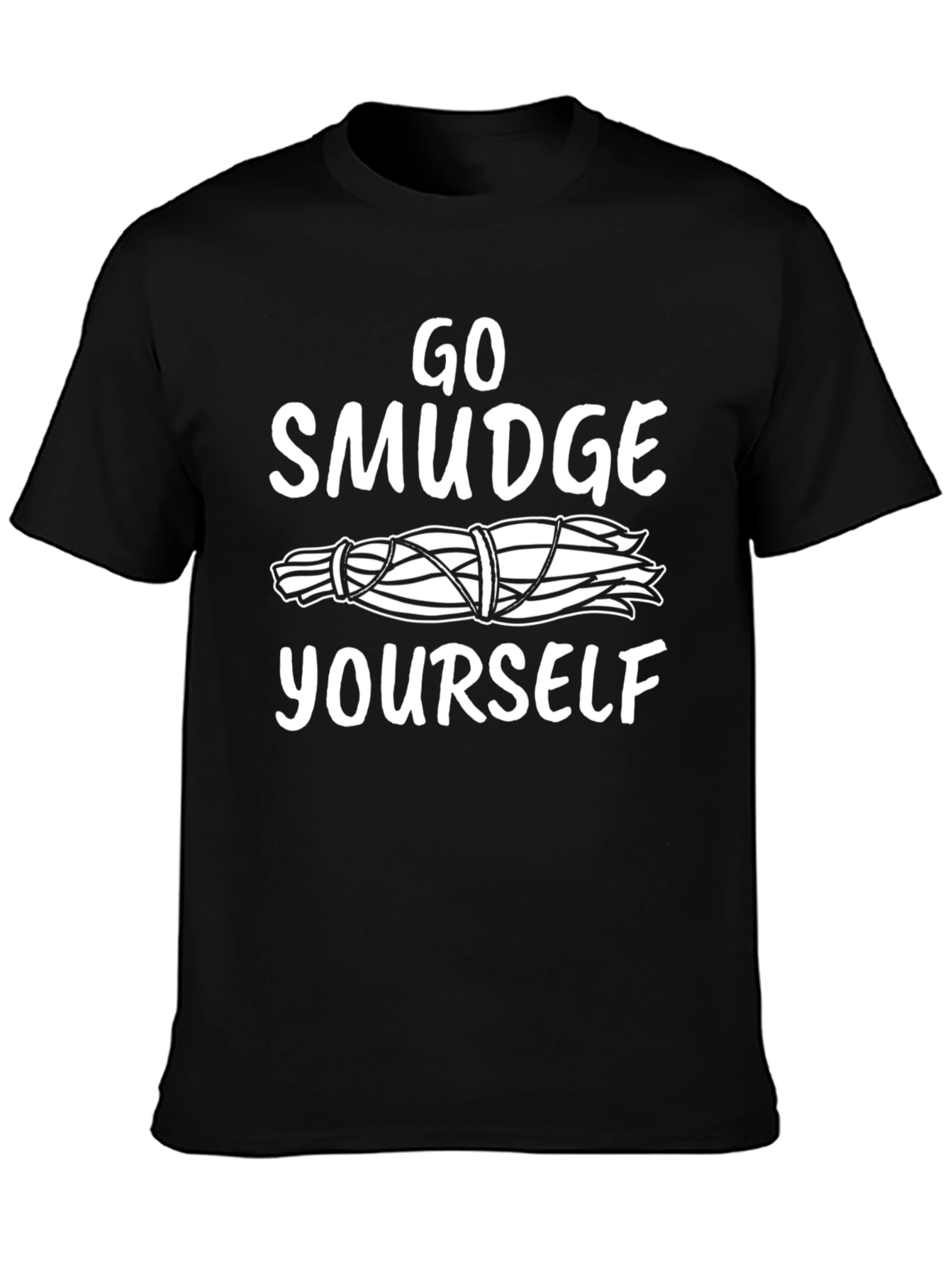 Black Go Smudge Yourself T-Shirt view 3
