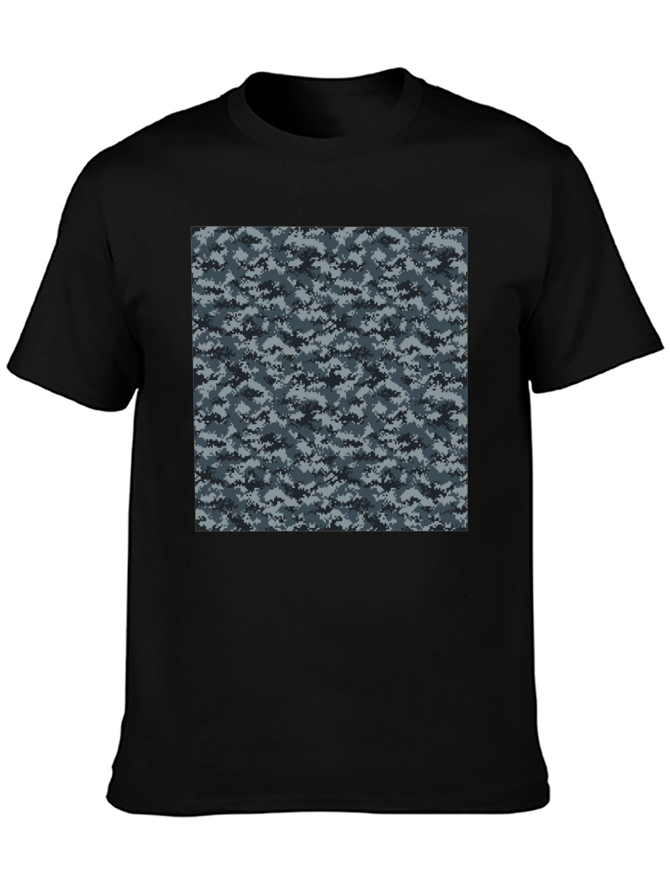Black Urban Camo Tee - Tactical Style view 3
