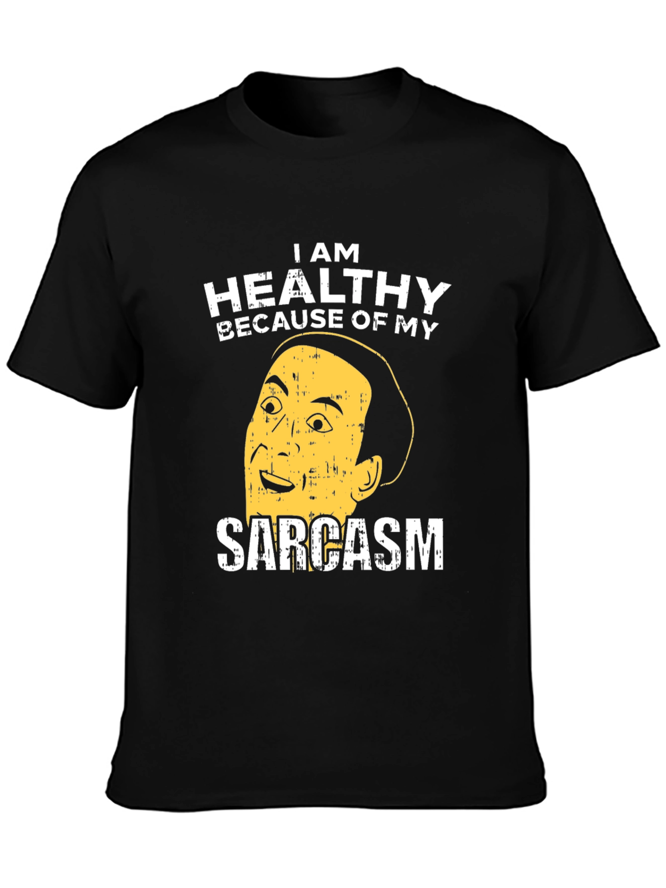 Black Sarcasm T-Shirt view 3