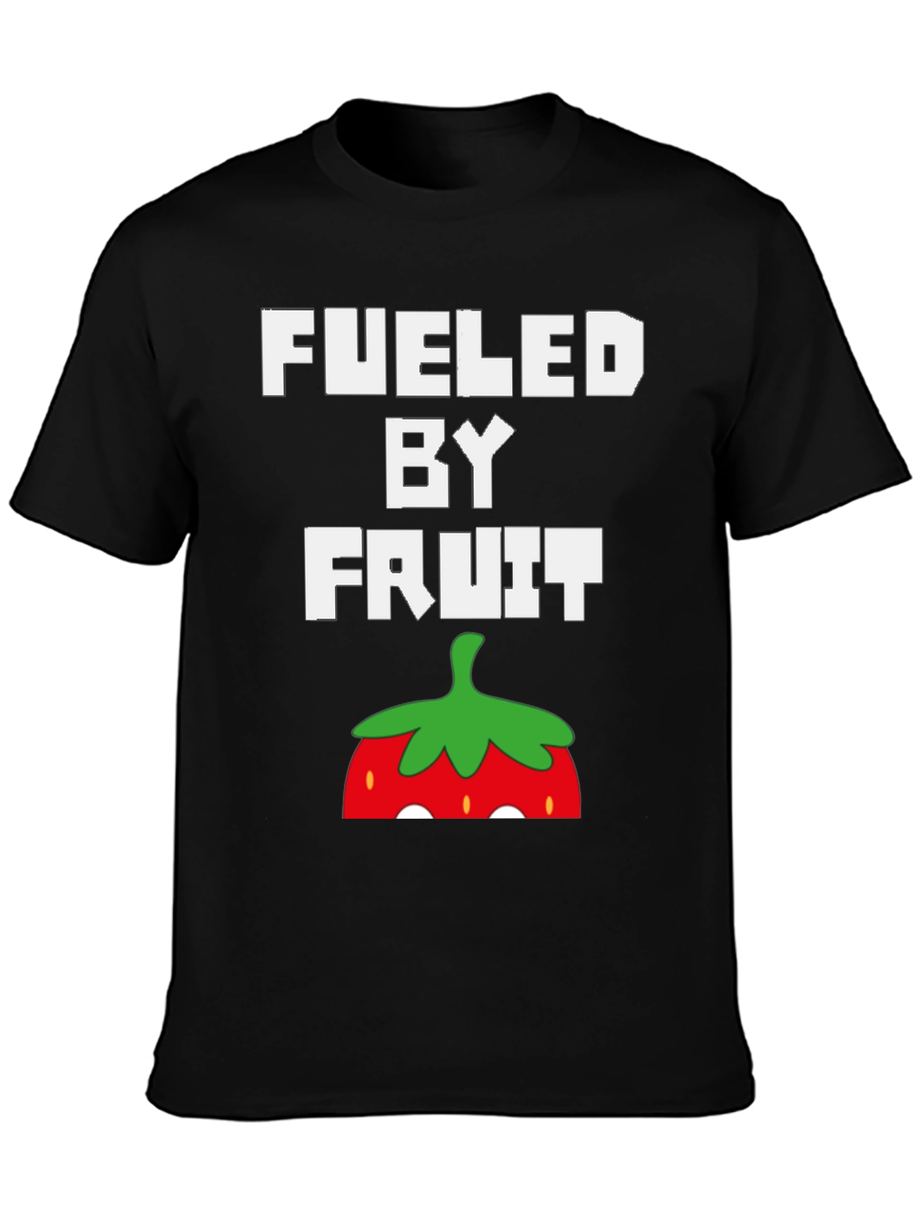 Black Fueled By Fruit Graphic Tee view 3
