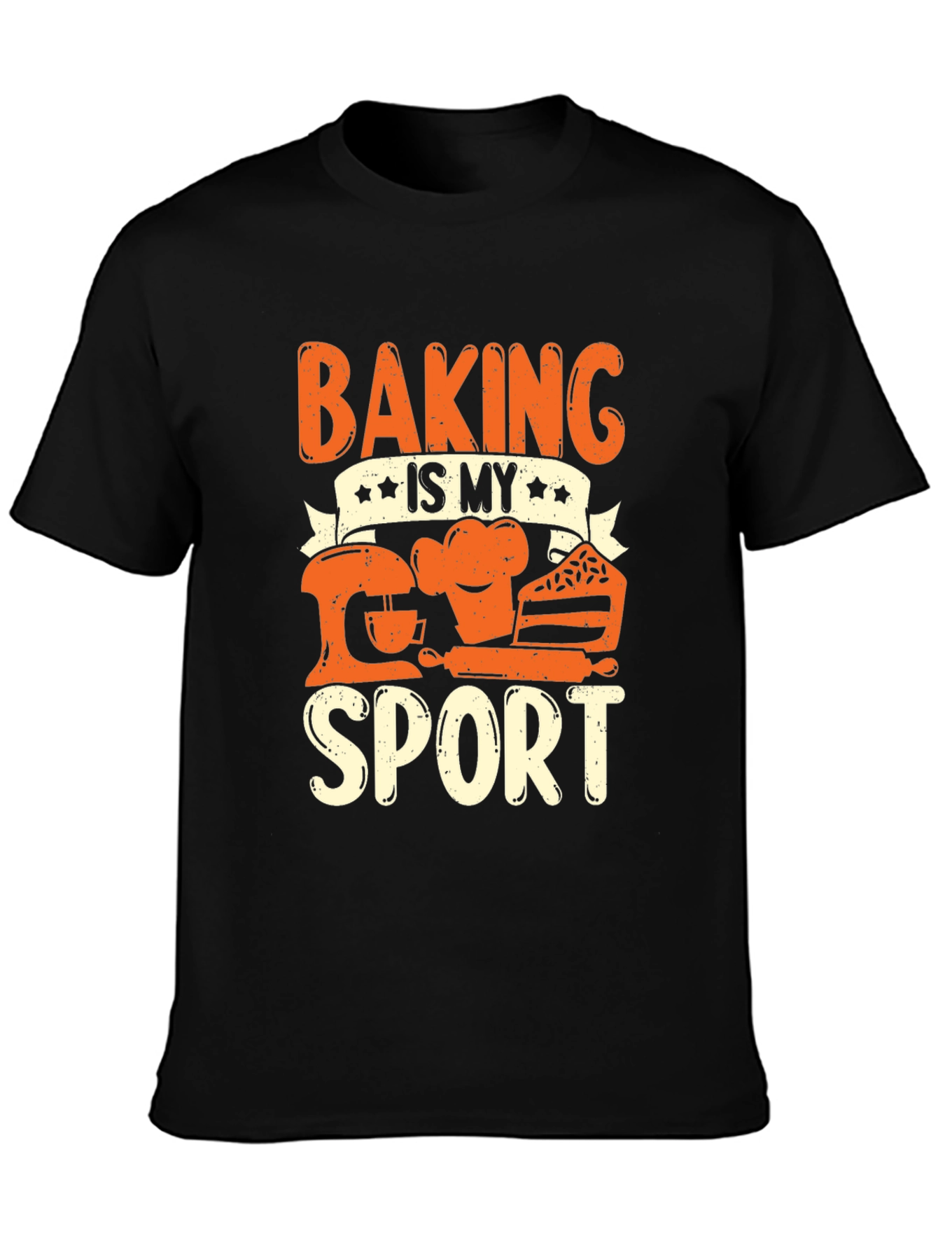Black Baking Is My Sport Graphic Tee view 3