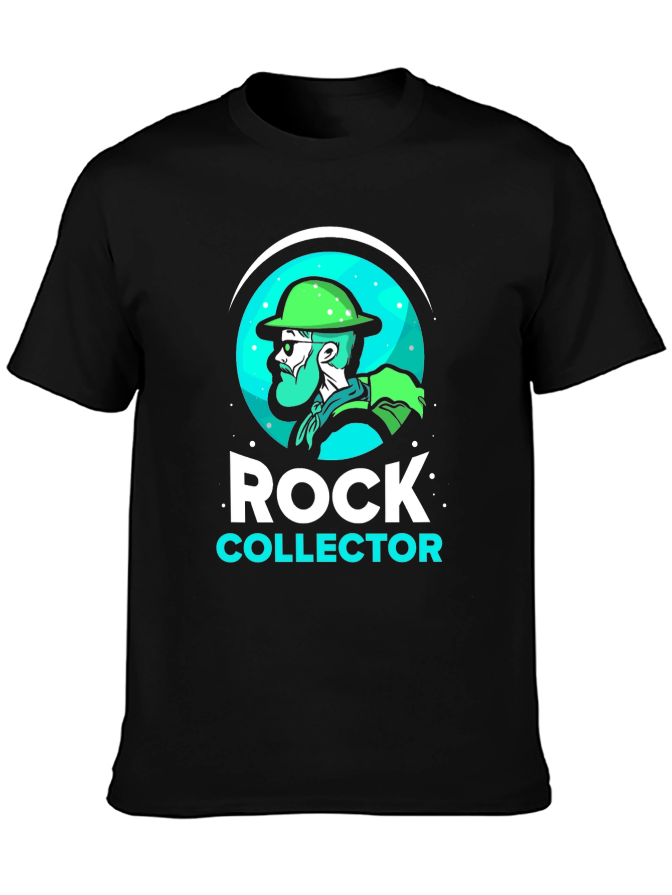 Black Rock Collector T-Shirt - Unique Graphic Tee view 3