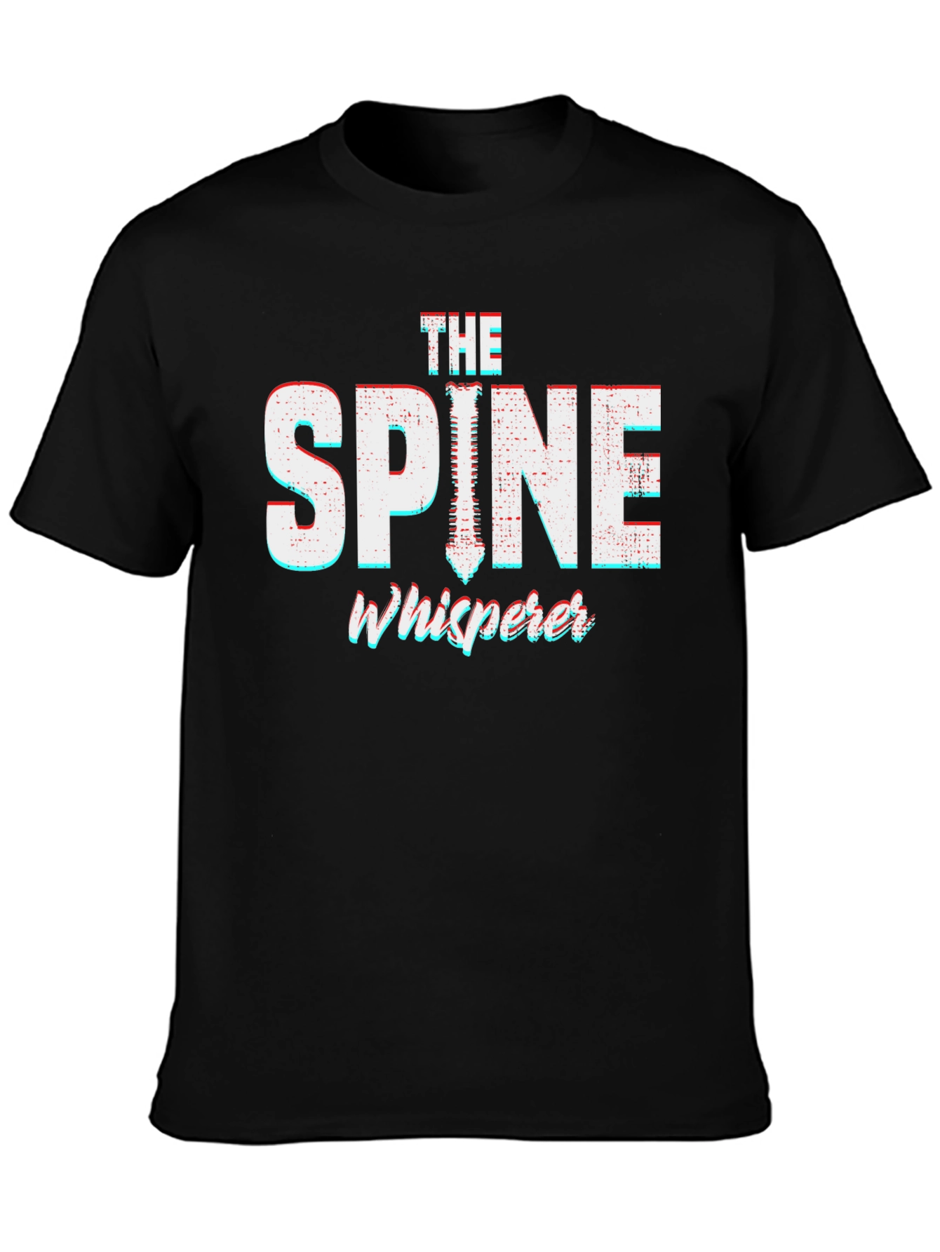 Black The Spine Whisperer Graphic T-Shirt - Black view 3