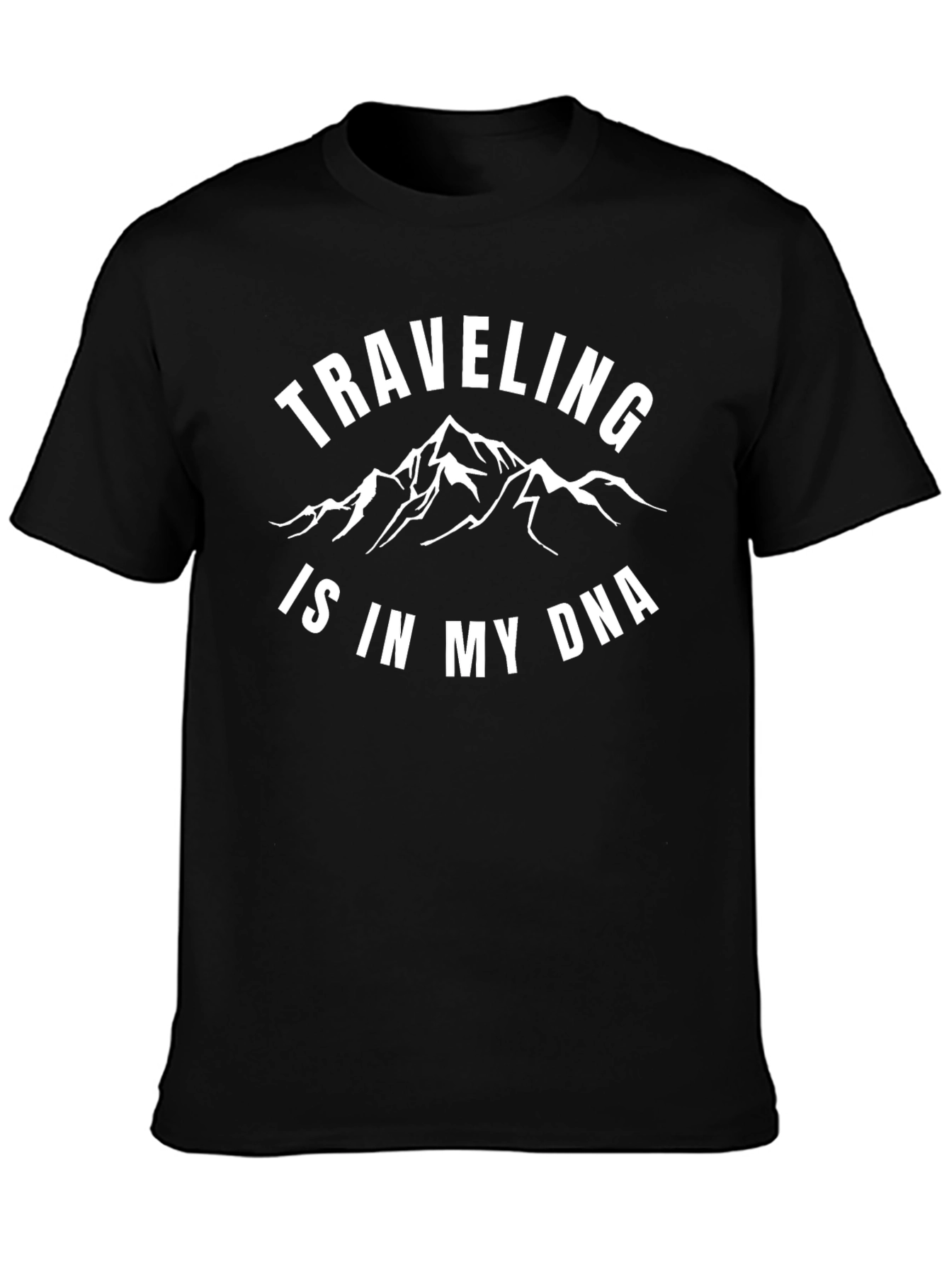Black Traveling Is In My DNA T-Shirt view 3