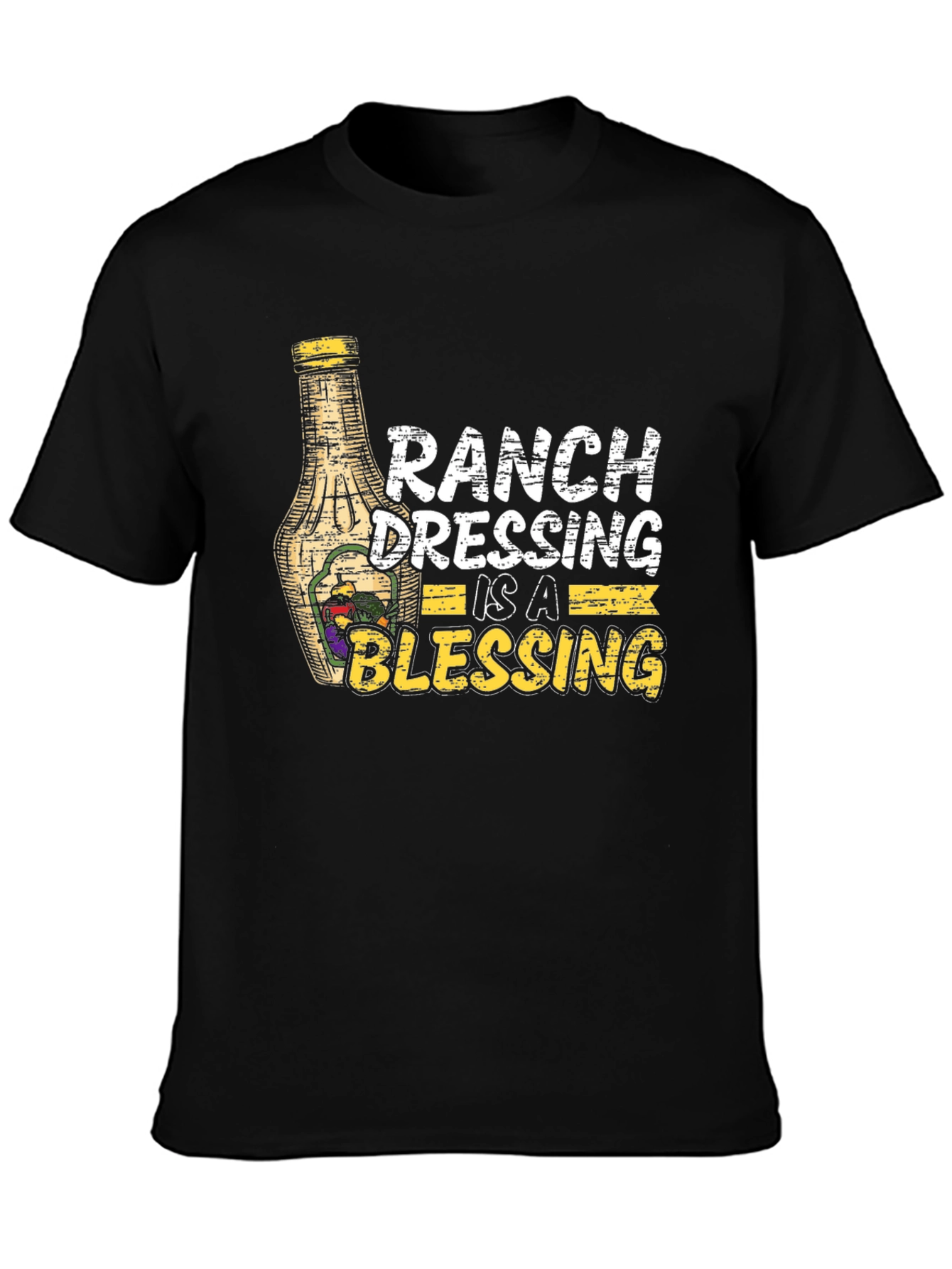 Black Ranch Dressing is a Blessing Graphic Tee view 3