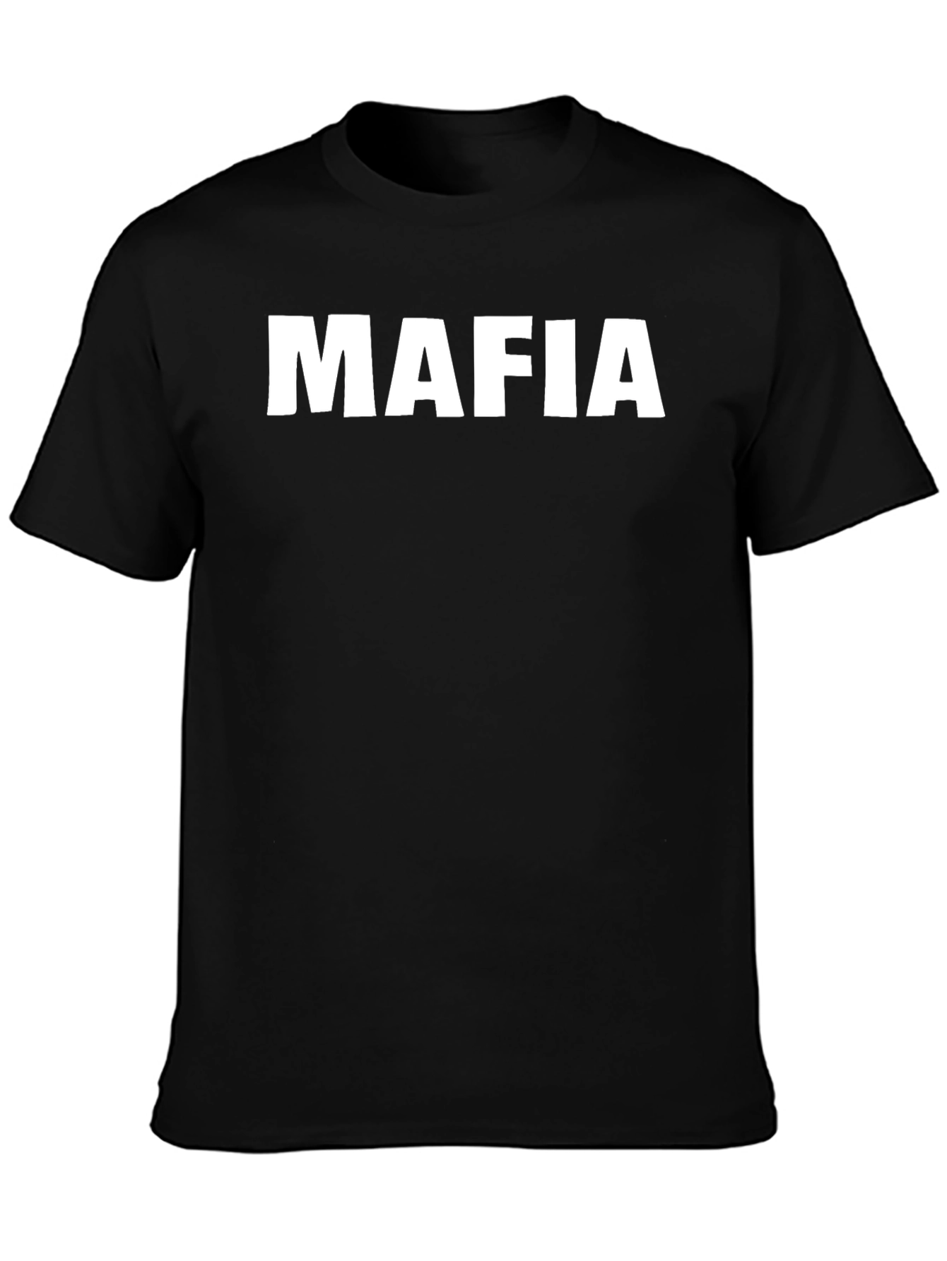 Black Mafia Graphic Tee - Bold Statement T-Shirt view 3