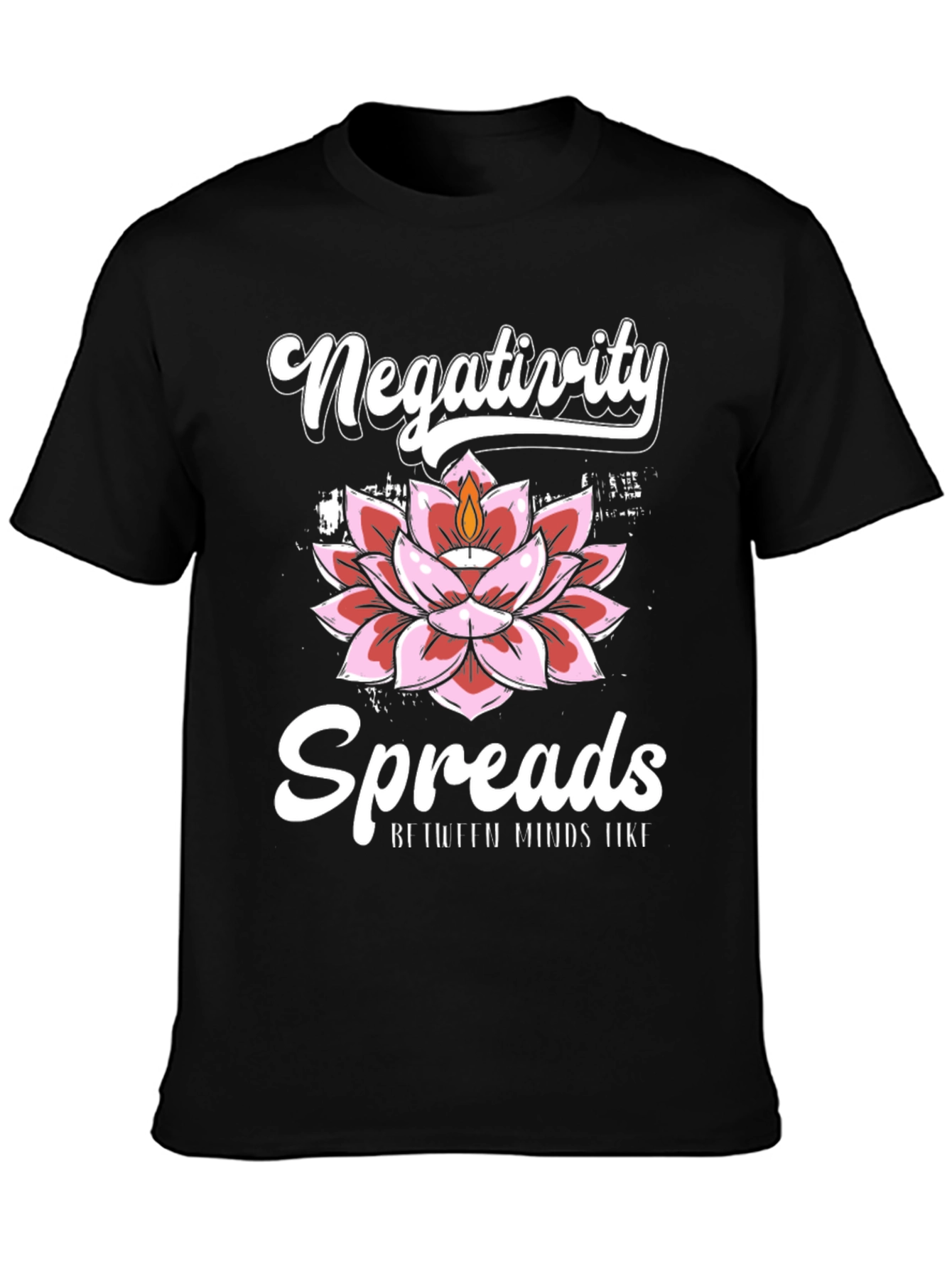 Black Negativity Spreads Graphic Tee view 3