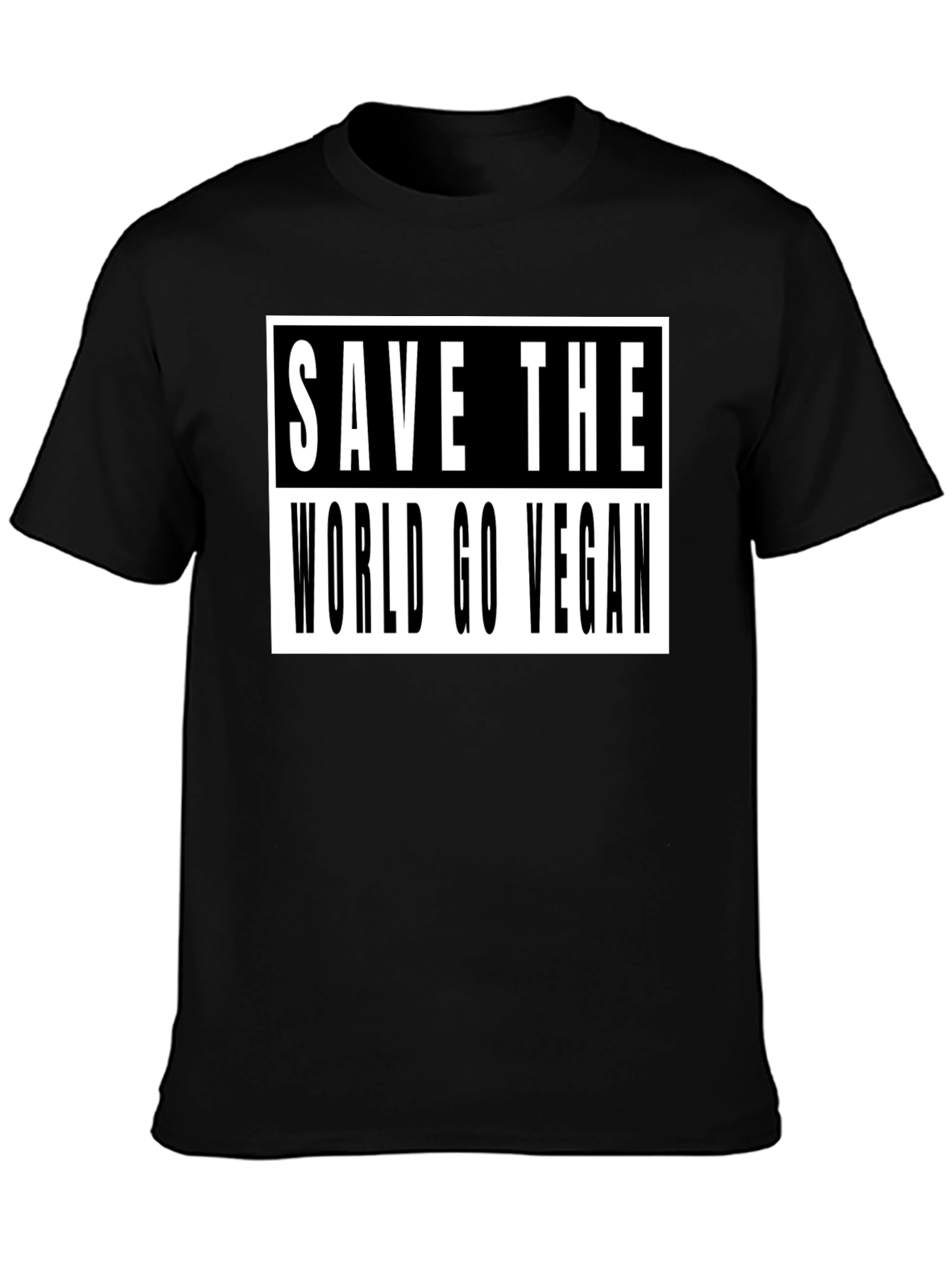 Save The World Go Vegan T-Shirt - 3