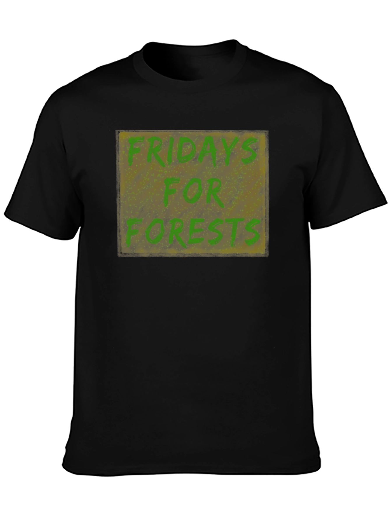 Black Fridays for Forests Graphic T-Shirt - Black view 3
