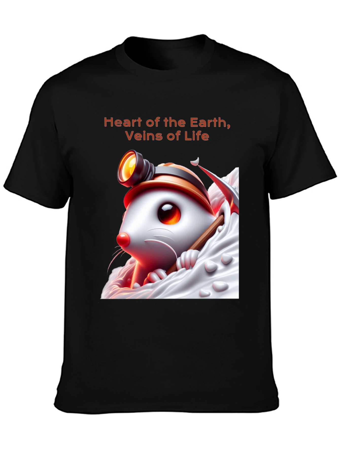 Black Heart of the Earth Graphic Tee view 3