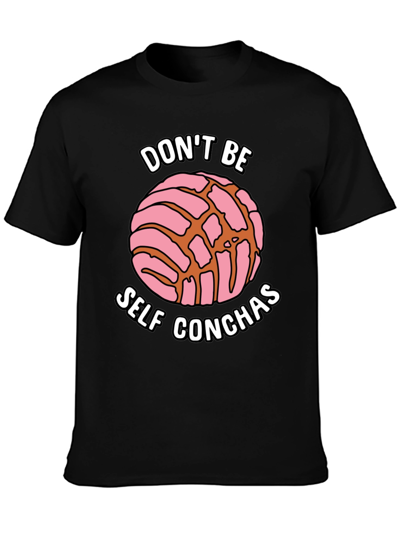 Black Don't Be Self Conchas T-Shirt view 3