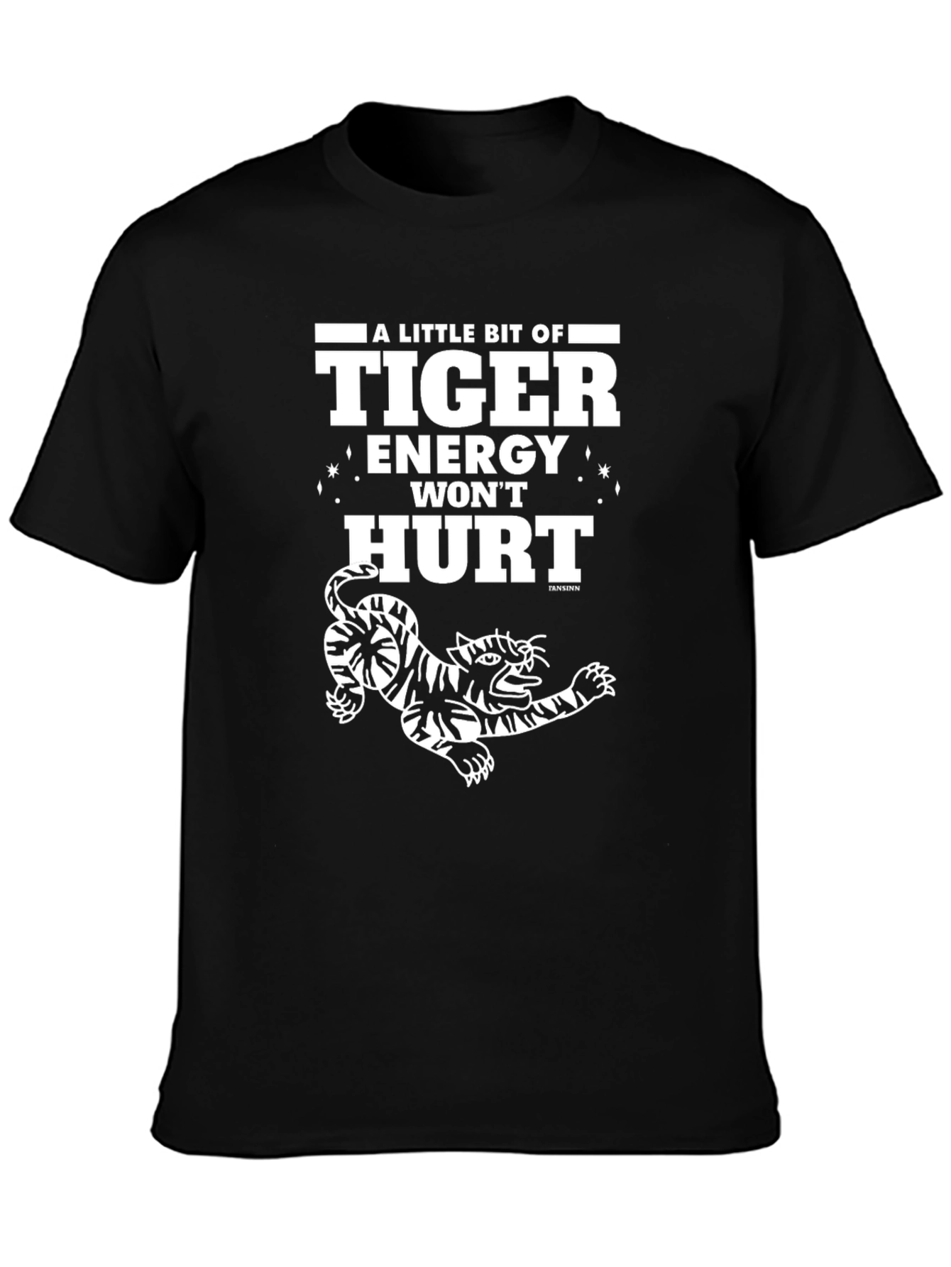 Black Tiger Energy Graphic T-Shirt view 3