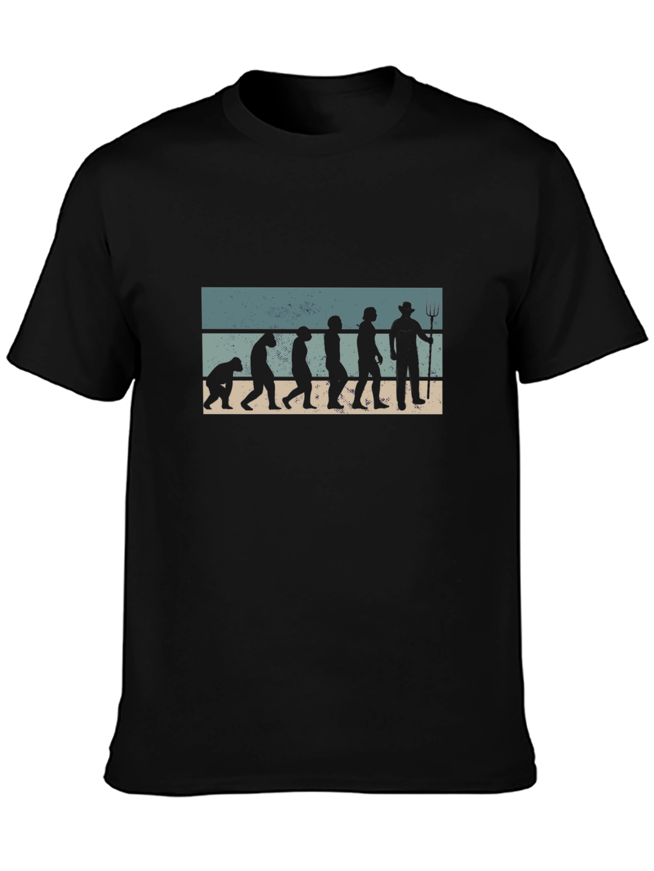 Black Farmer Evolution T-Shirt - Black Cotton Blend view 3