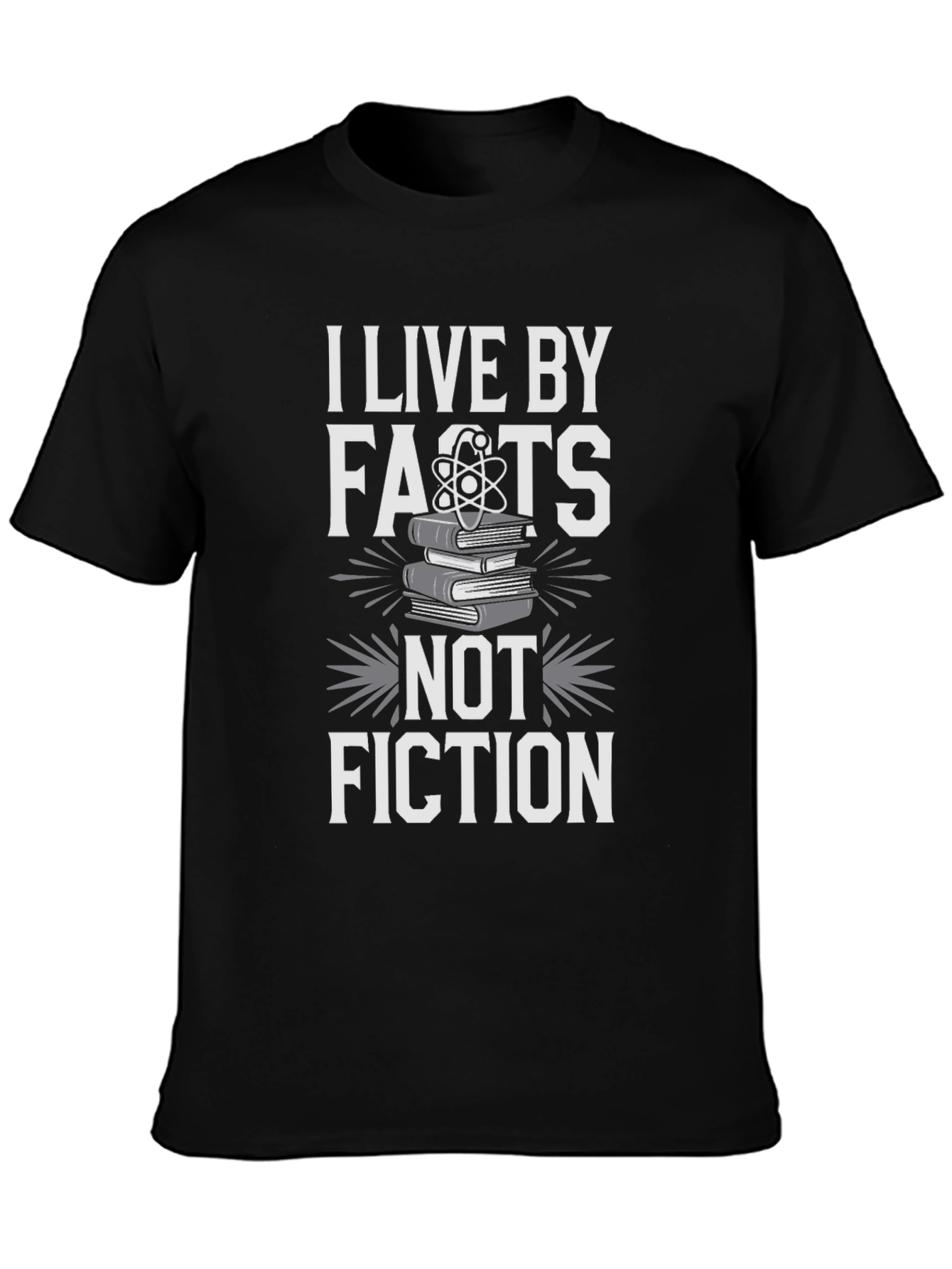 Facts Over Fiction T-Shirt - Science & Knowledge Tee - 3