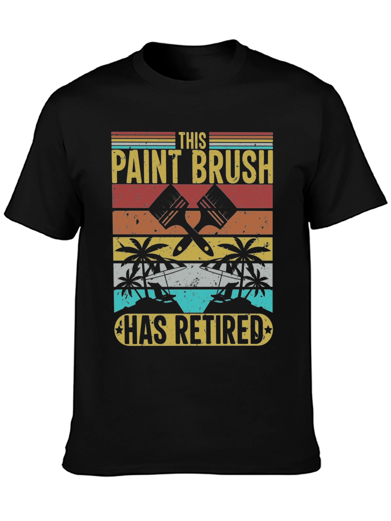 Retired Paint Brush T-Shirt - 3