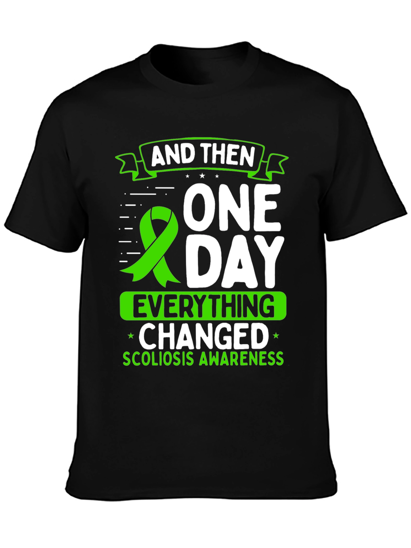 Scoliosis Awareness T-Shirt - Everything Changed - 3