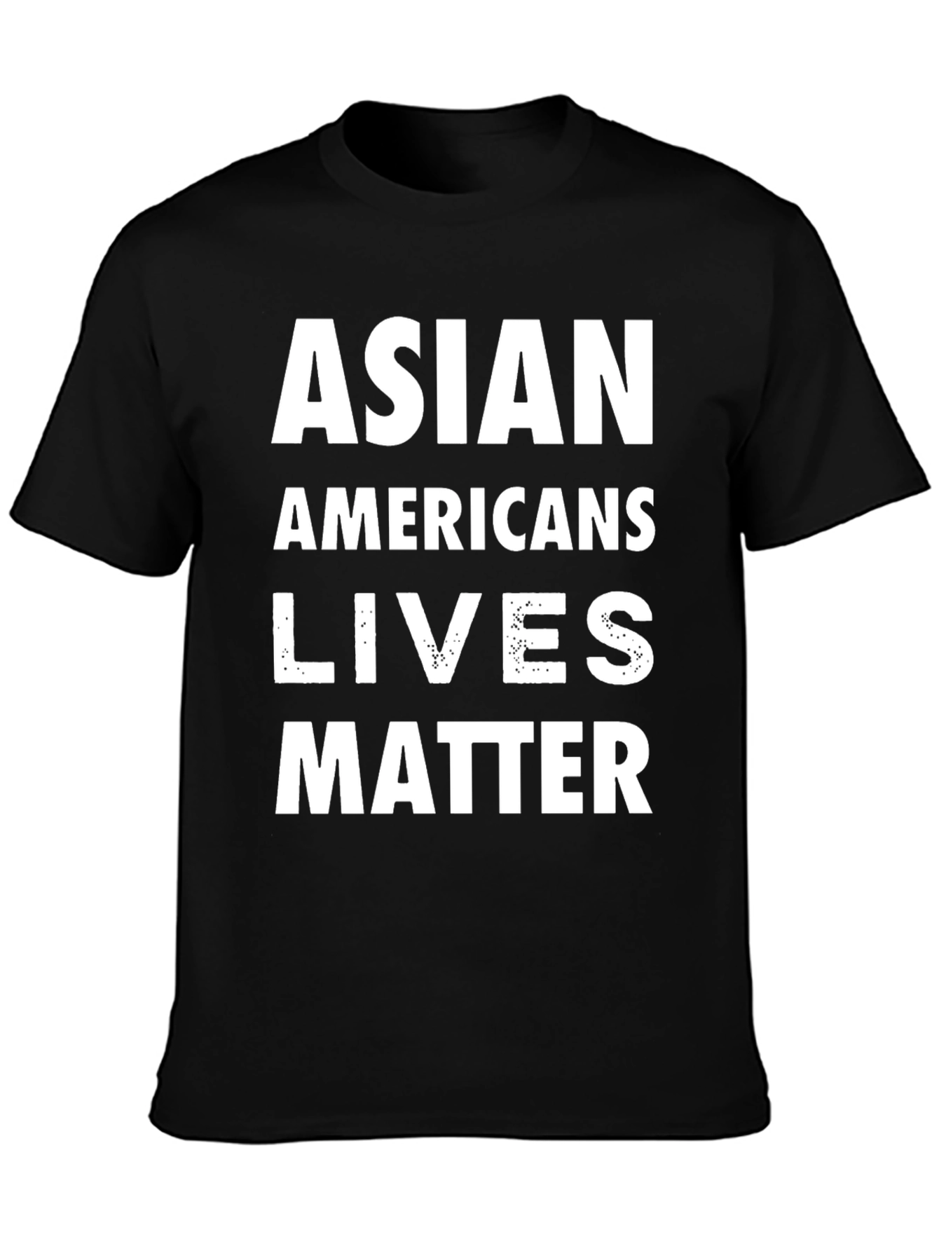 Black Asian Americans Lives Matter Graphic Tee - Unisex view 3