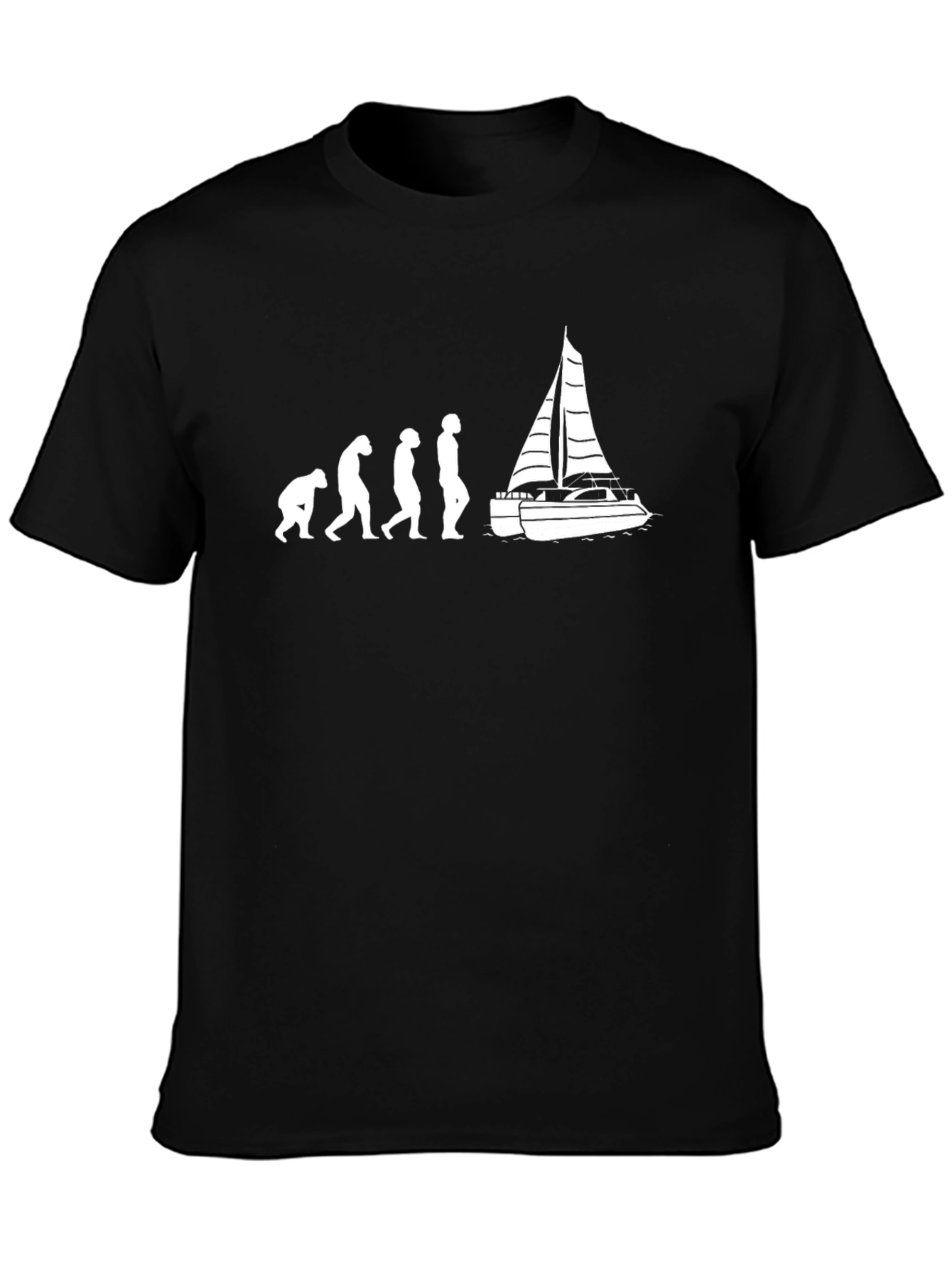 Black Sailing Evolution Black T-Shirt view 3