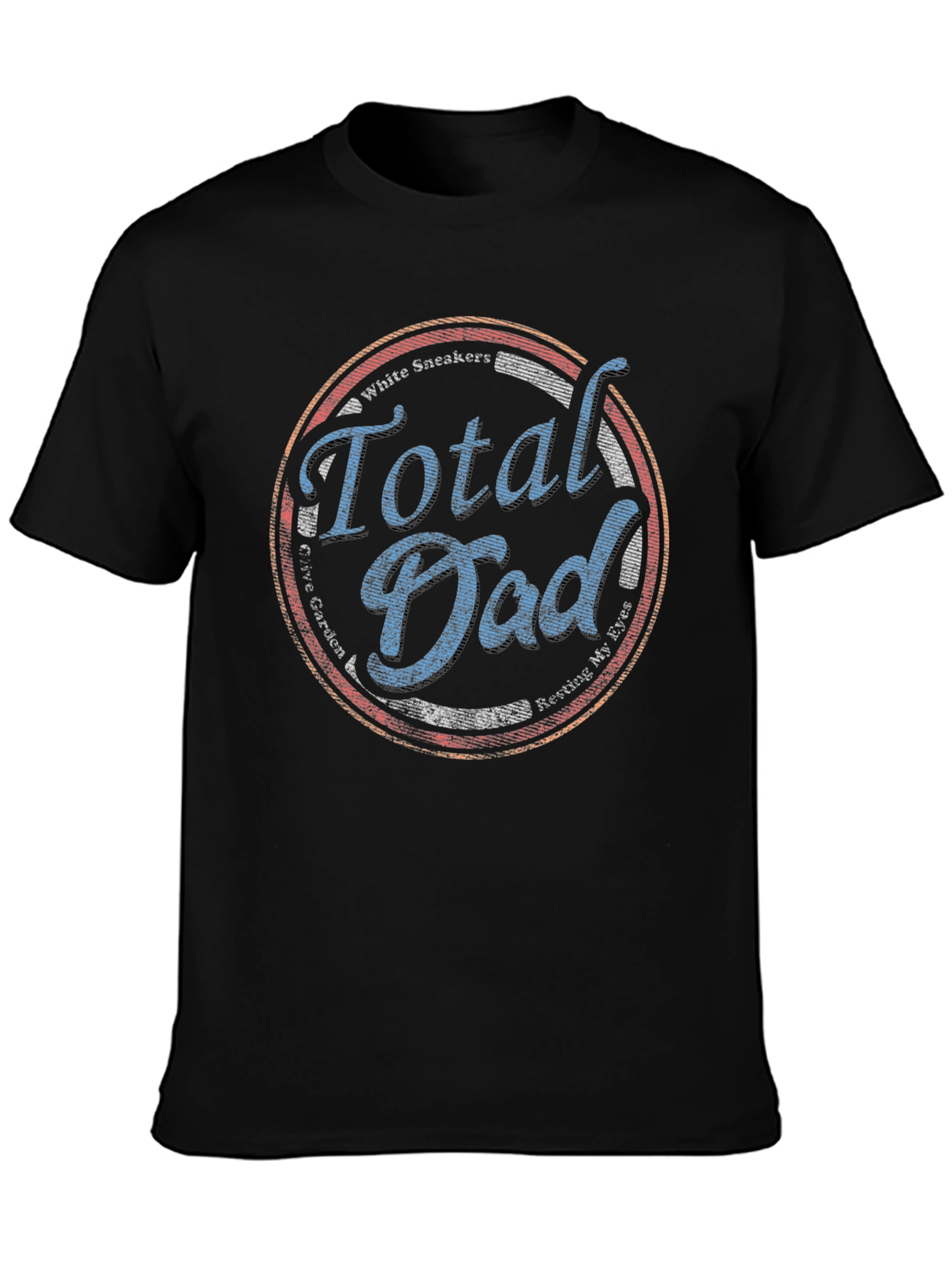 Black Total Dad T-Shirt - Perfect Dad Gift! view 3