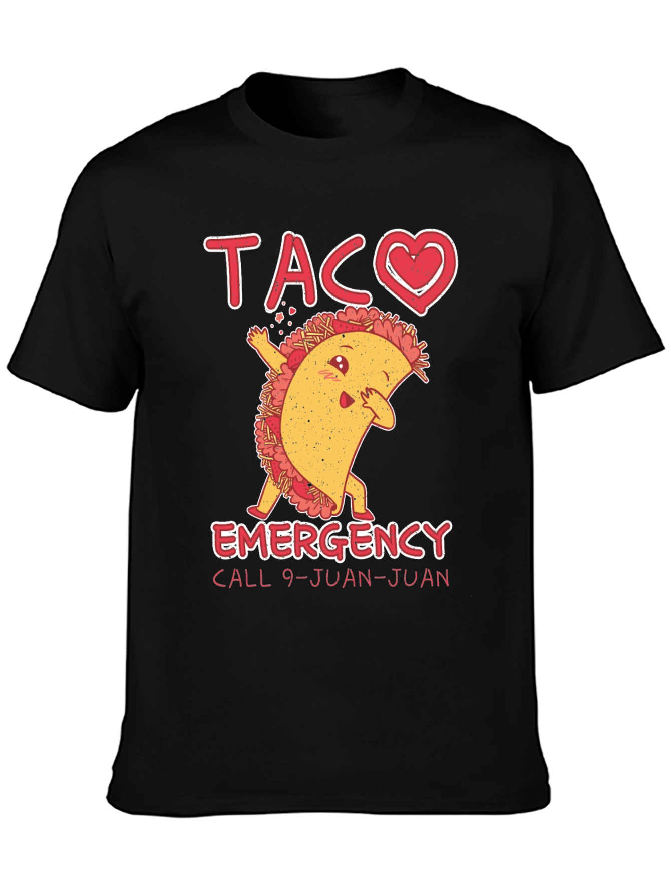 Black Taco Emergency T-Shirt Funny 9-Juan-Juan view 3