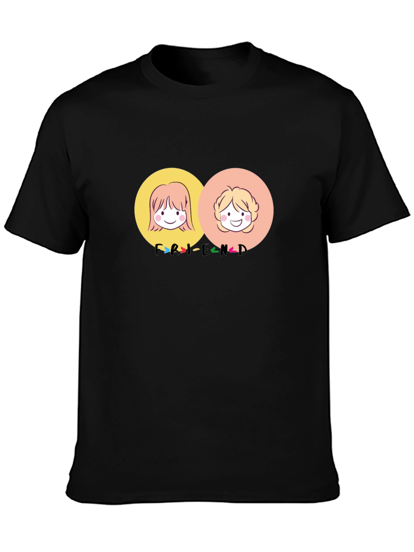 Friends Cartoon Graphic Tee - Best Friend T-Shirt - 3