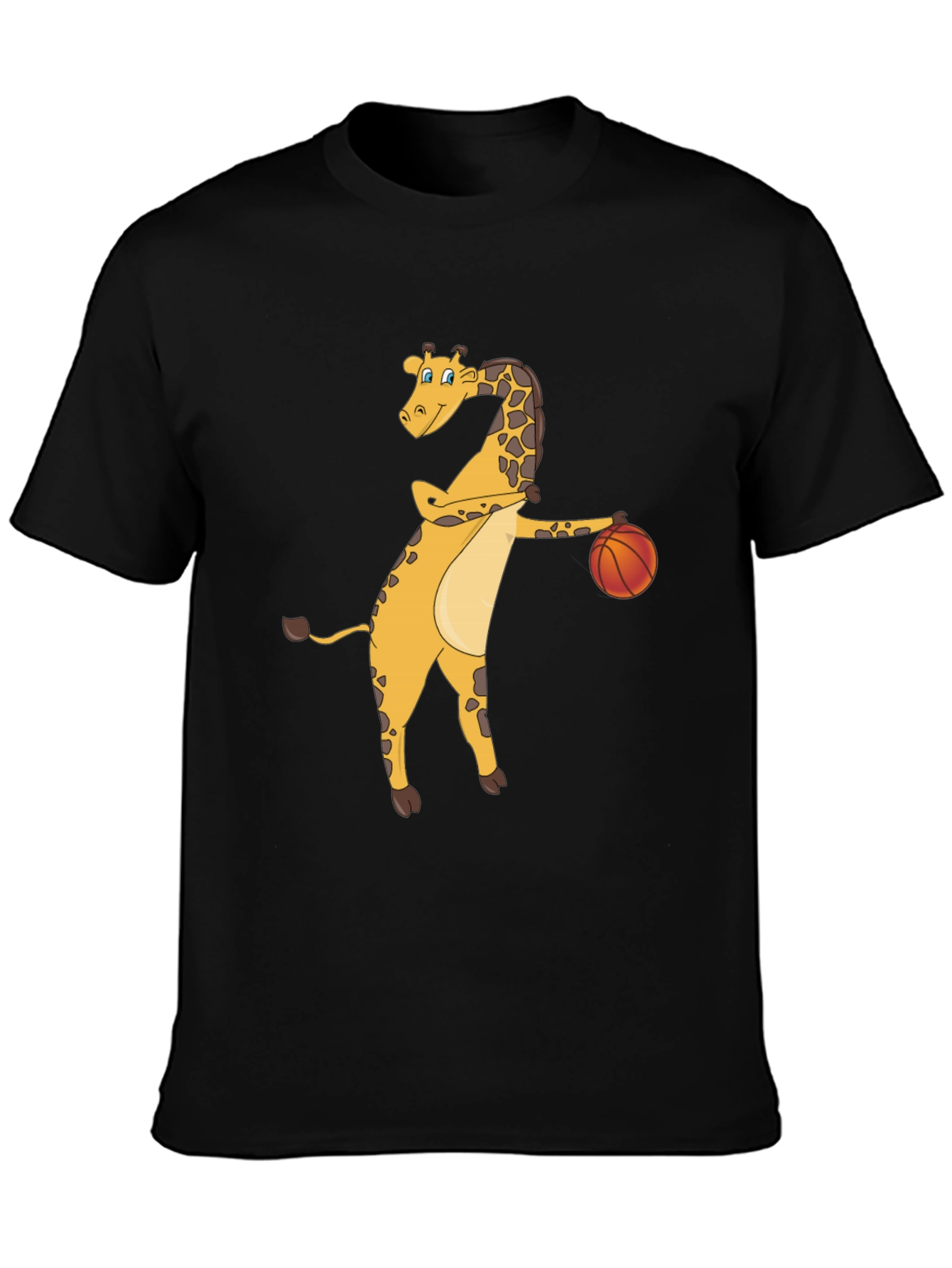 Black Giraffe Basketball Graphic Tee view 3