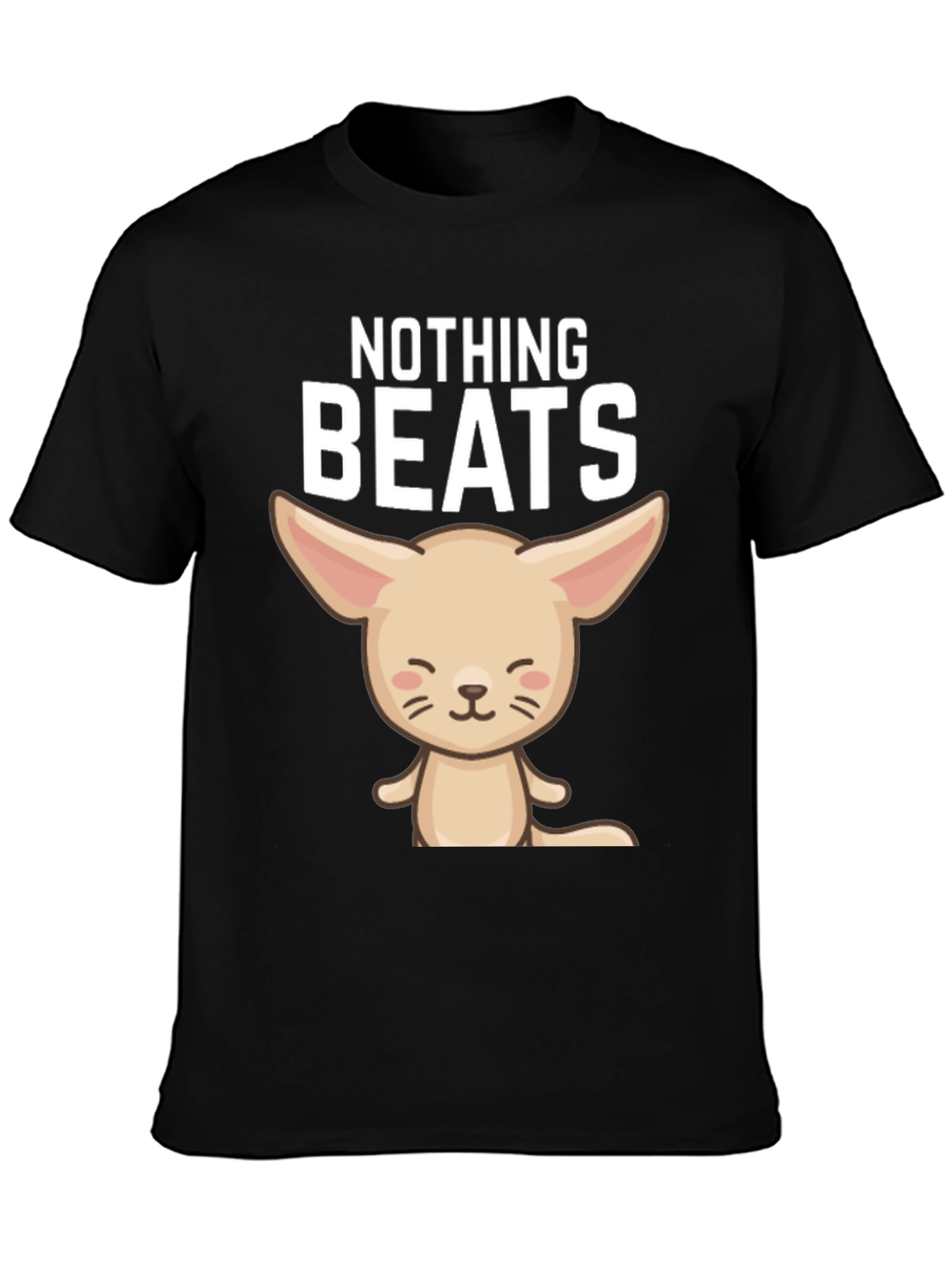 Black Cute Fennec Fox T-Shirt: Nothing Beats It! view 3