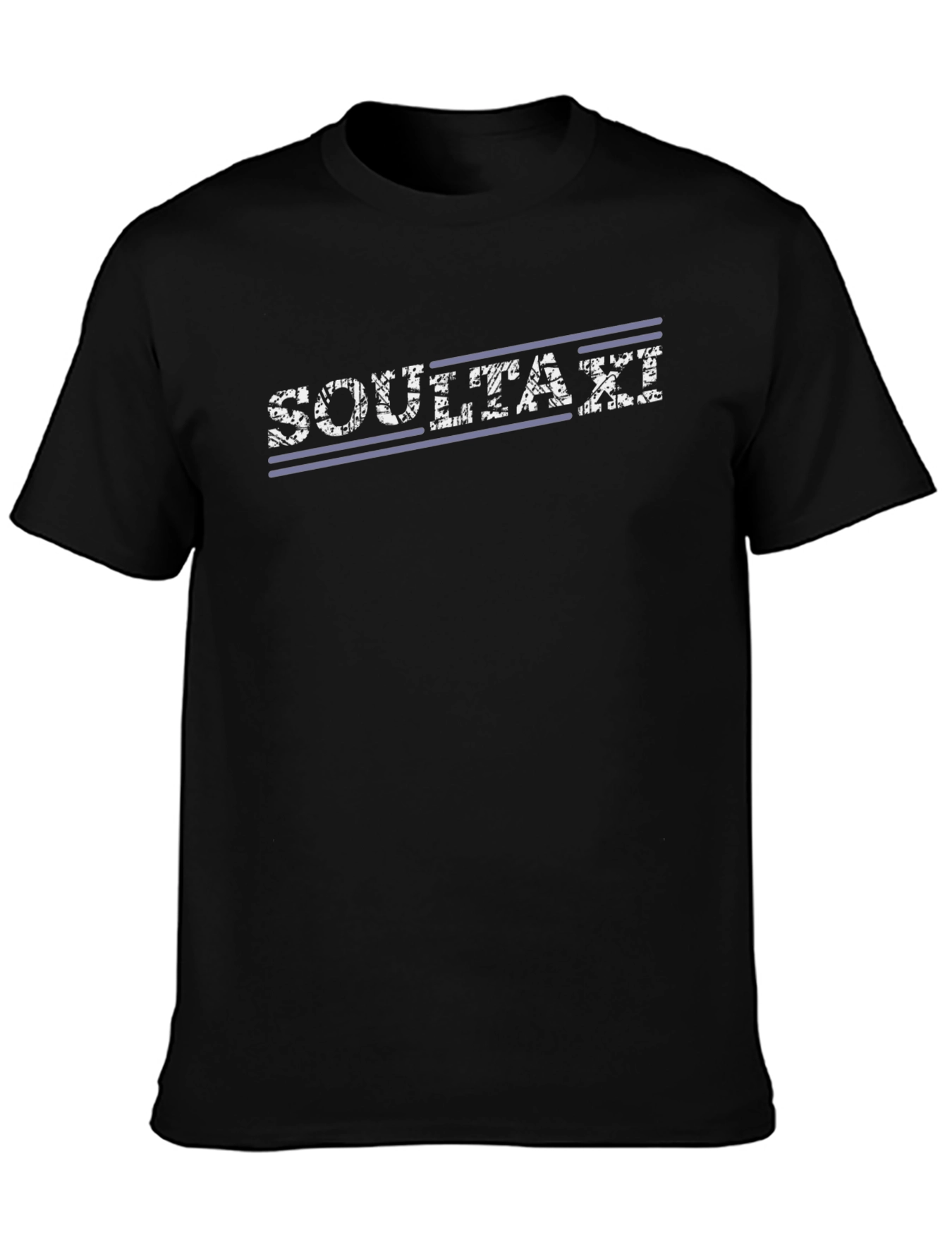 Black SoulTazi Black Graphic Tee - Stylish & Comfortable view 3