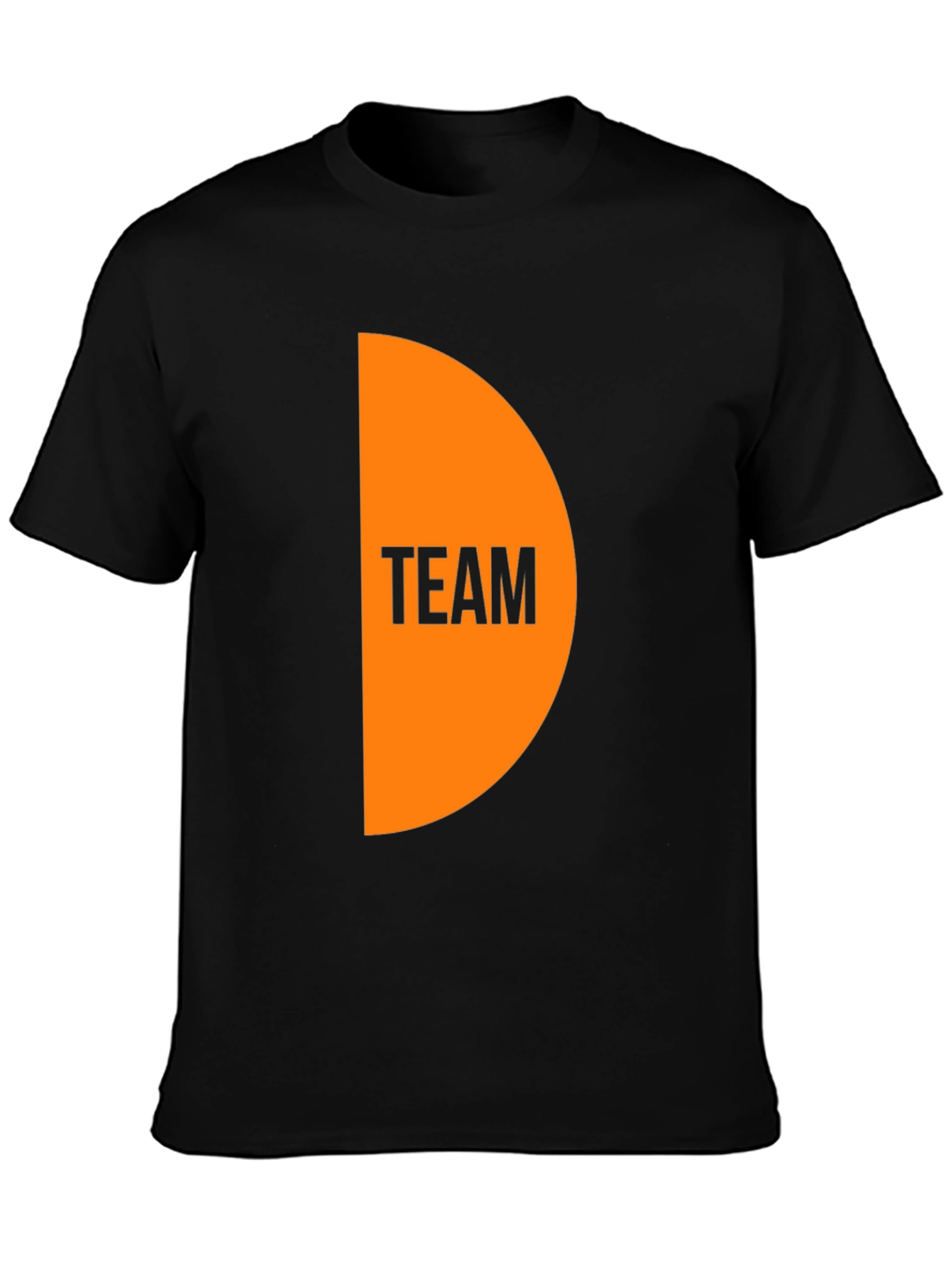 Black Team Graphic Black T-Shirt view 3