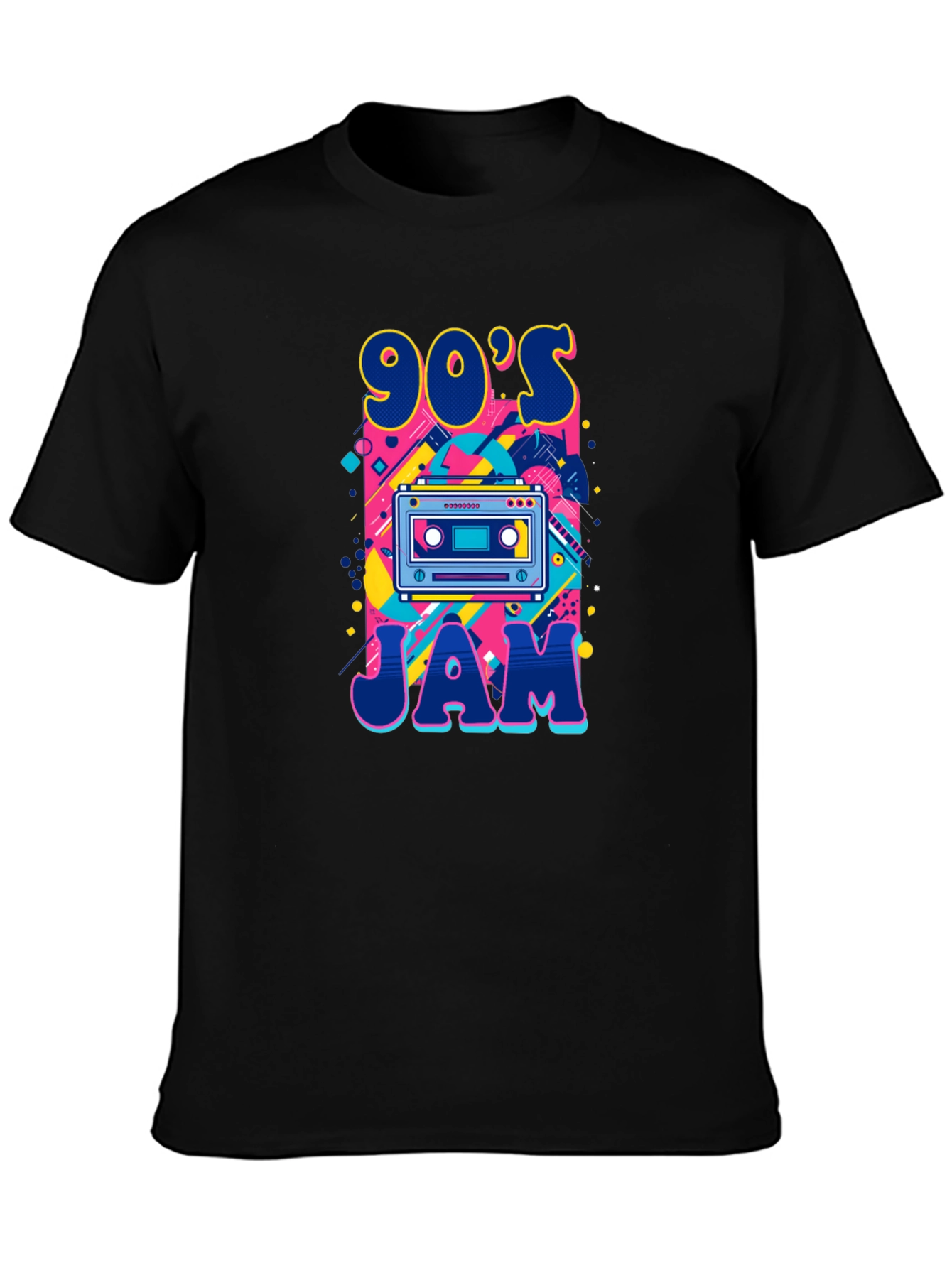90's Jam Cassette Tape Retro Graphic T-Shirt - 3