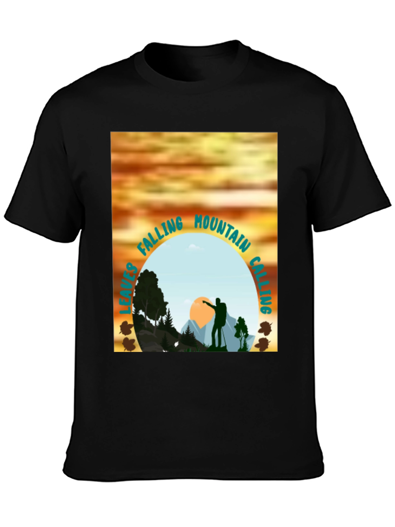 Black Mountain Calling Graphic Tee - Adventure Shirt view 3