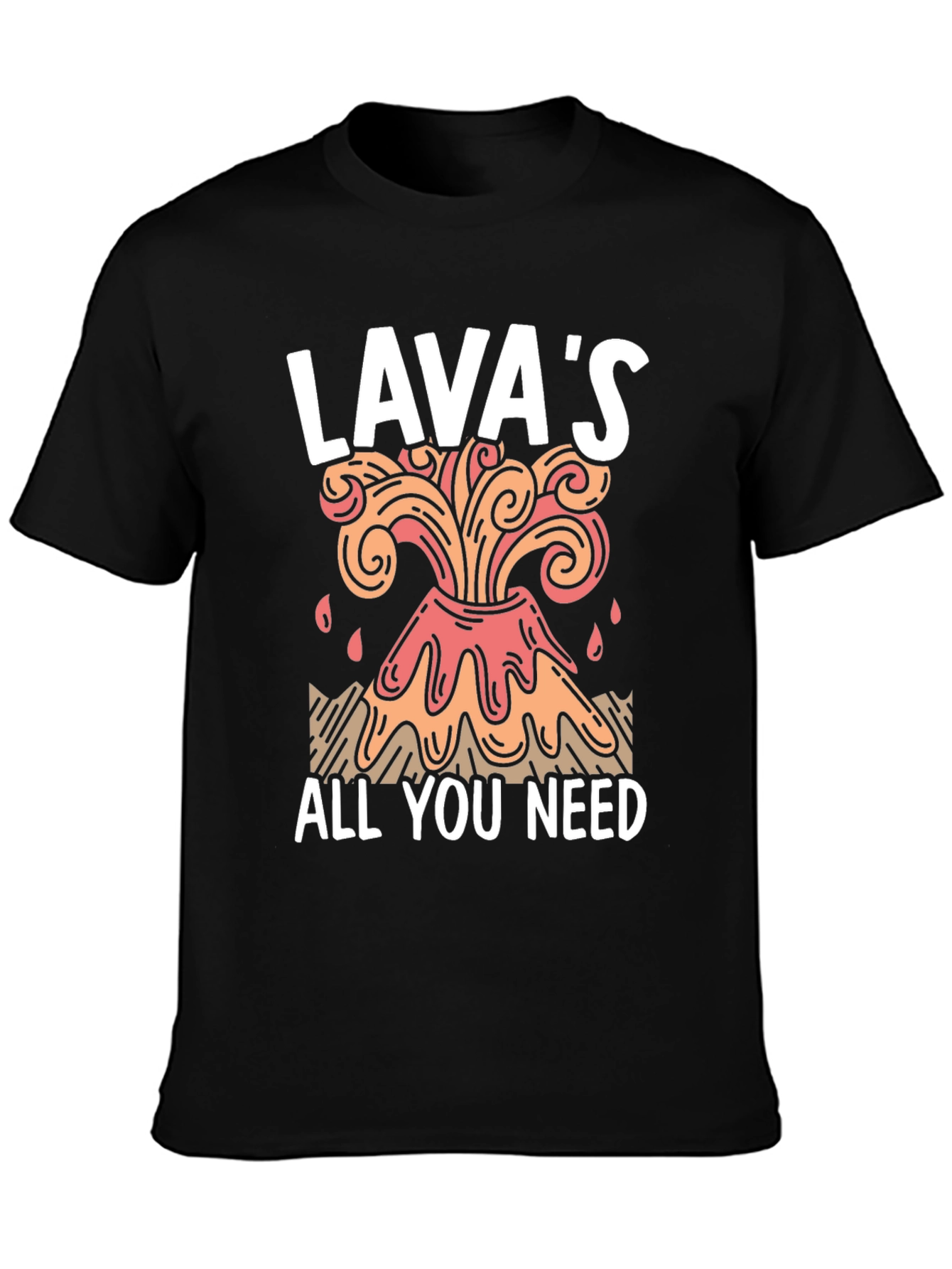Black Lava's All You Need Graphic T-Shirt view 3